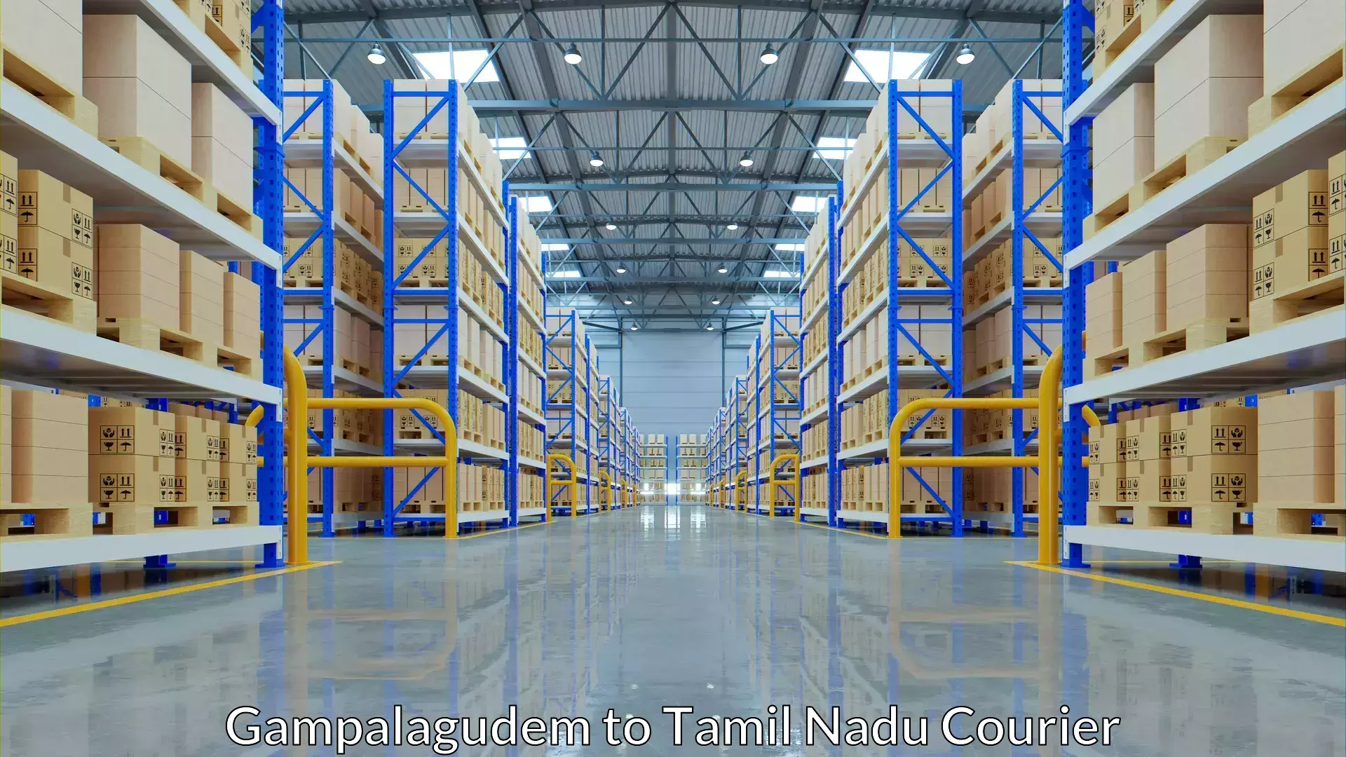 Door to hotel baggage transport Gampalagudem to Kovilpatti