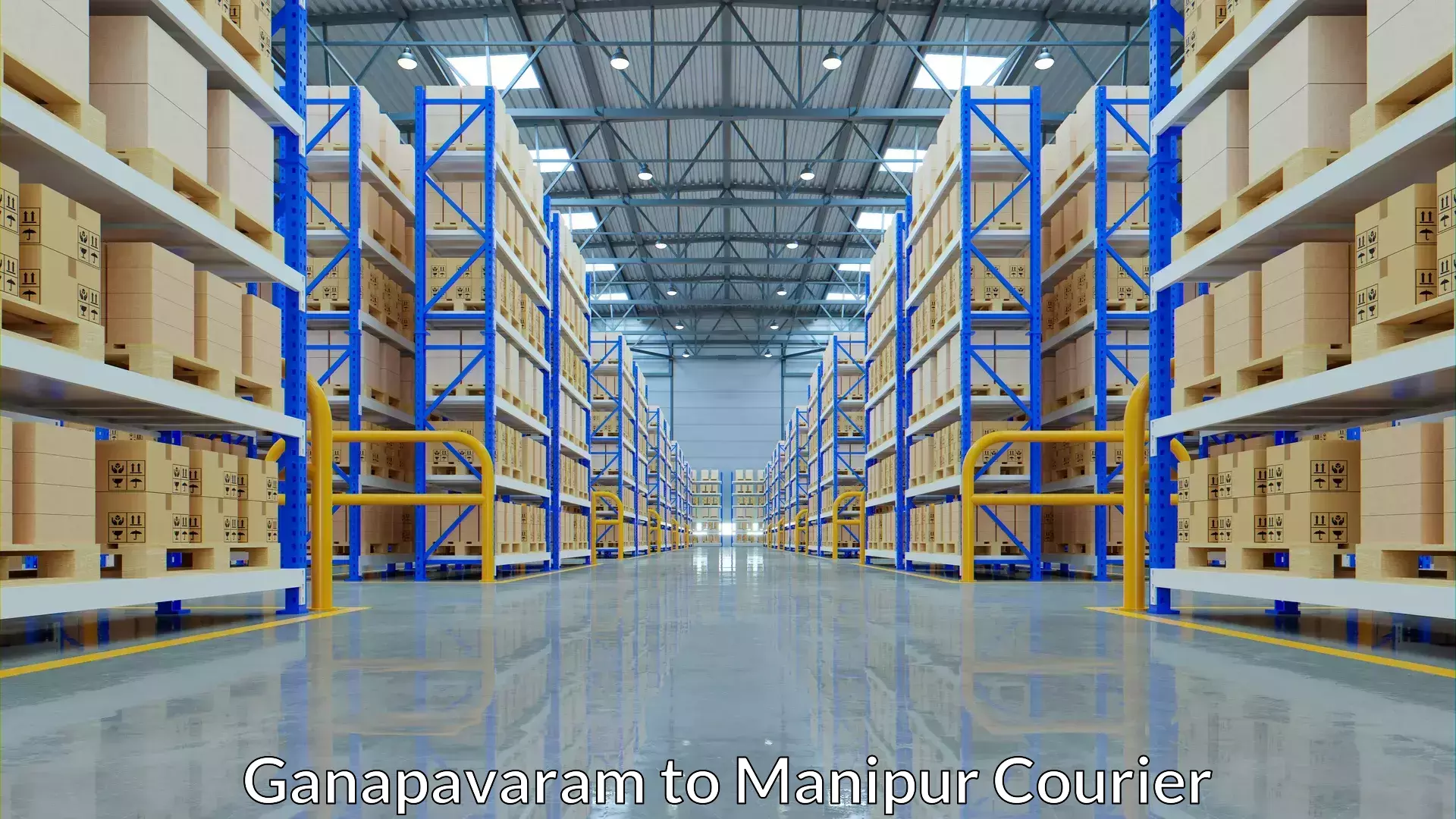 Overnight luggage courier Ganapavaram to Manipur