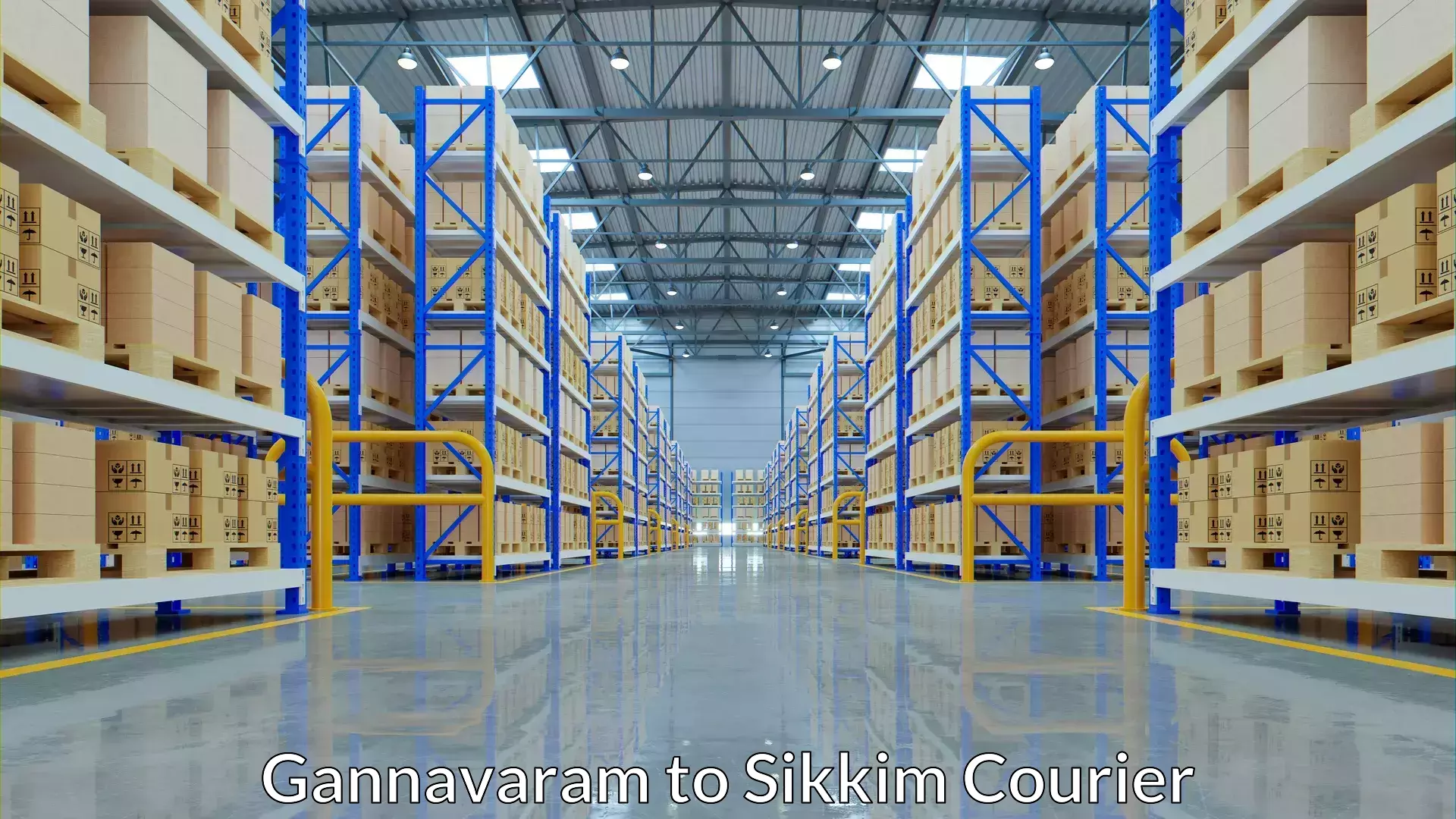 Scheduled baggage courier in Gannavaram to West Sikkim