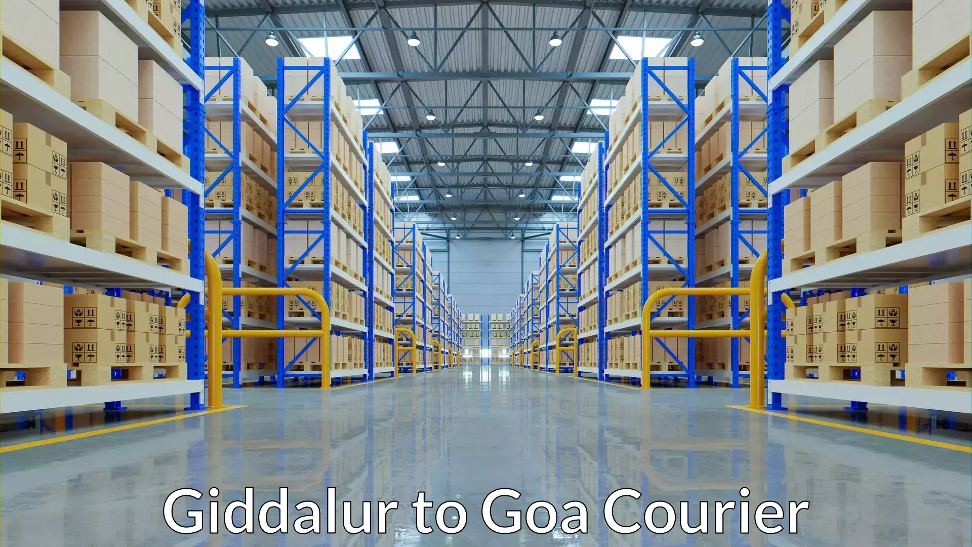 Luggage shipping discounts in Giddalur to South Goa