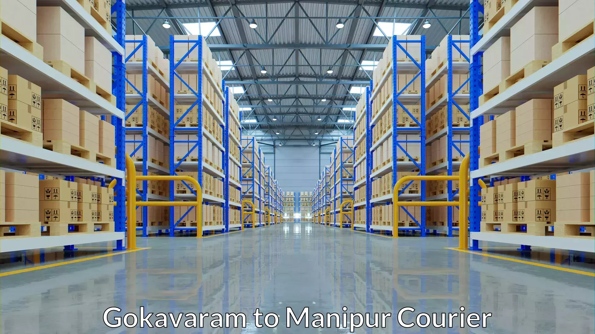 Baggage courier strategy Gokavaram to Moirang