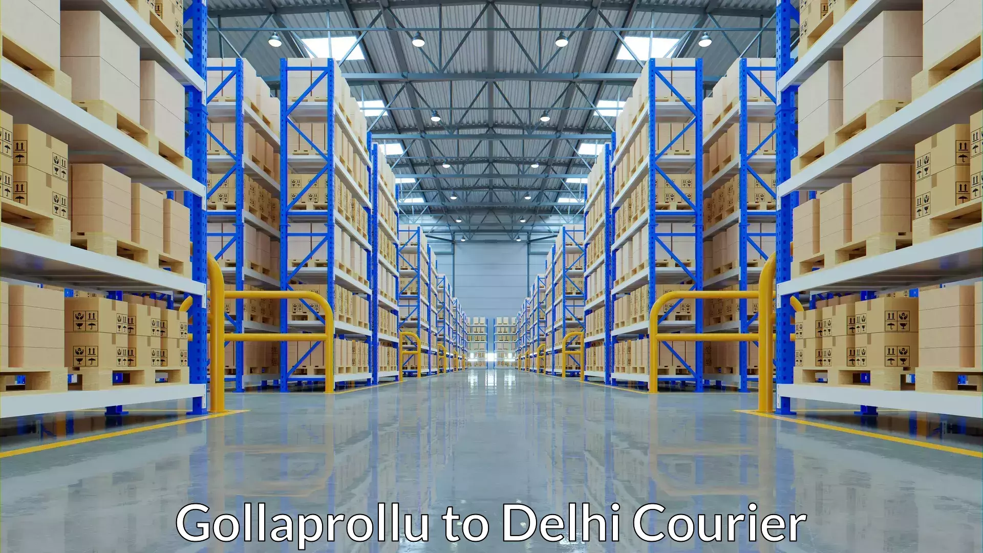 Baggage courier pricing Gollaprollu to NIT Delhi