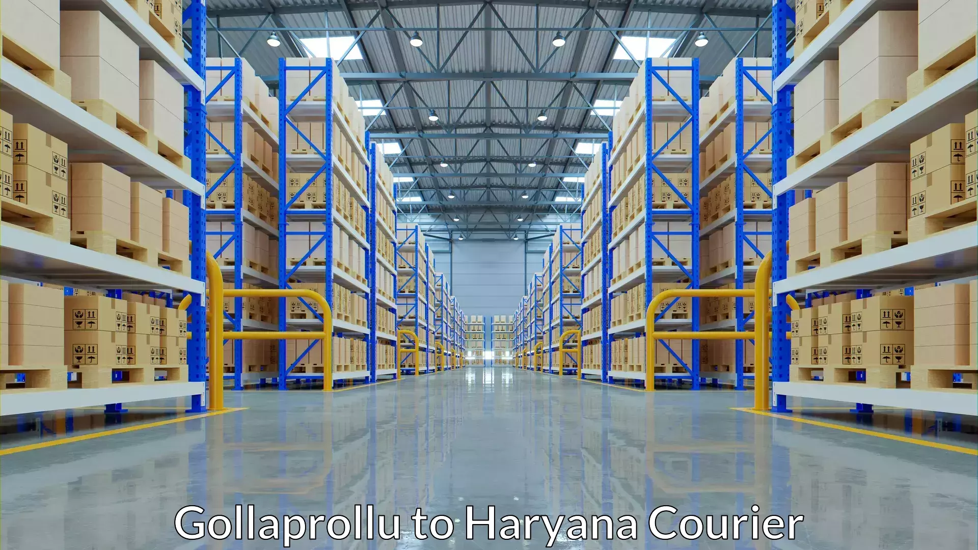 Premium luggage courier Gollaprollu to Hansi