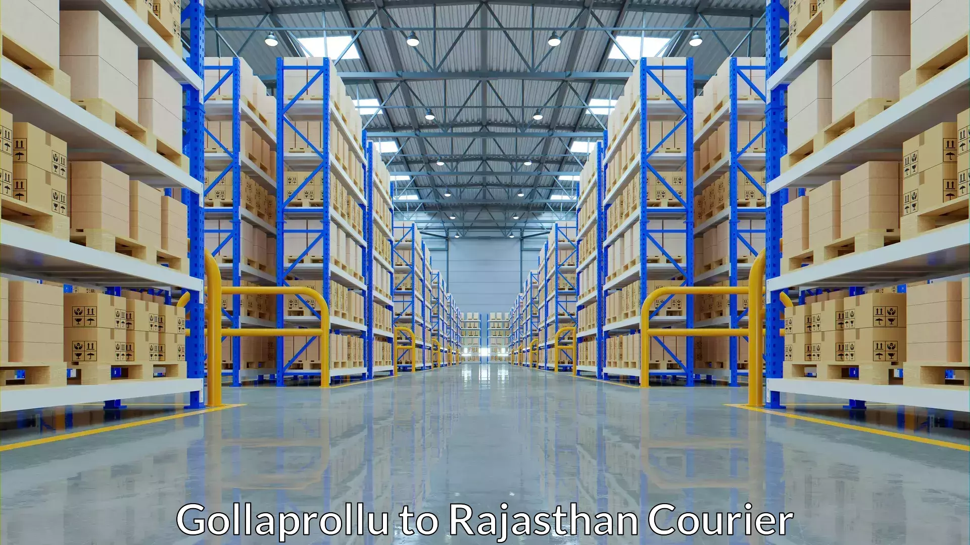 Baggage shipping quotes Gollaprollu to Chaksu