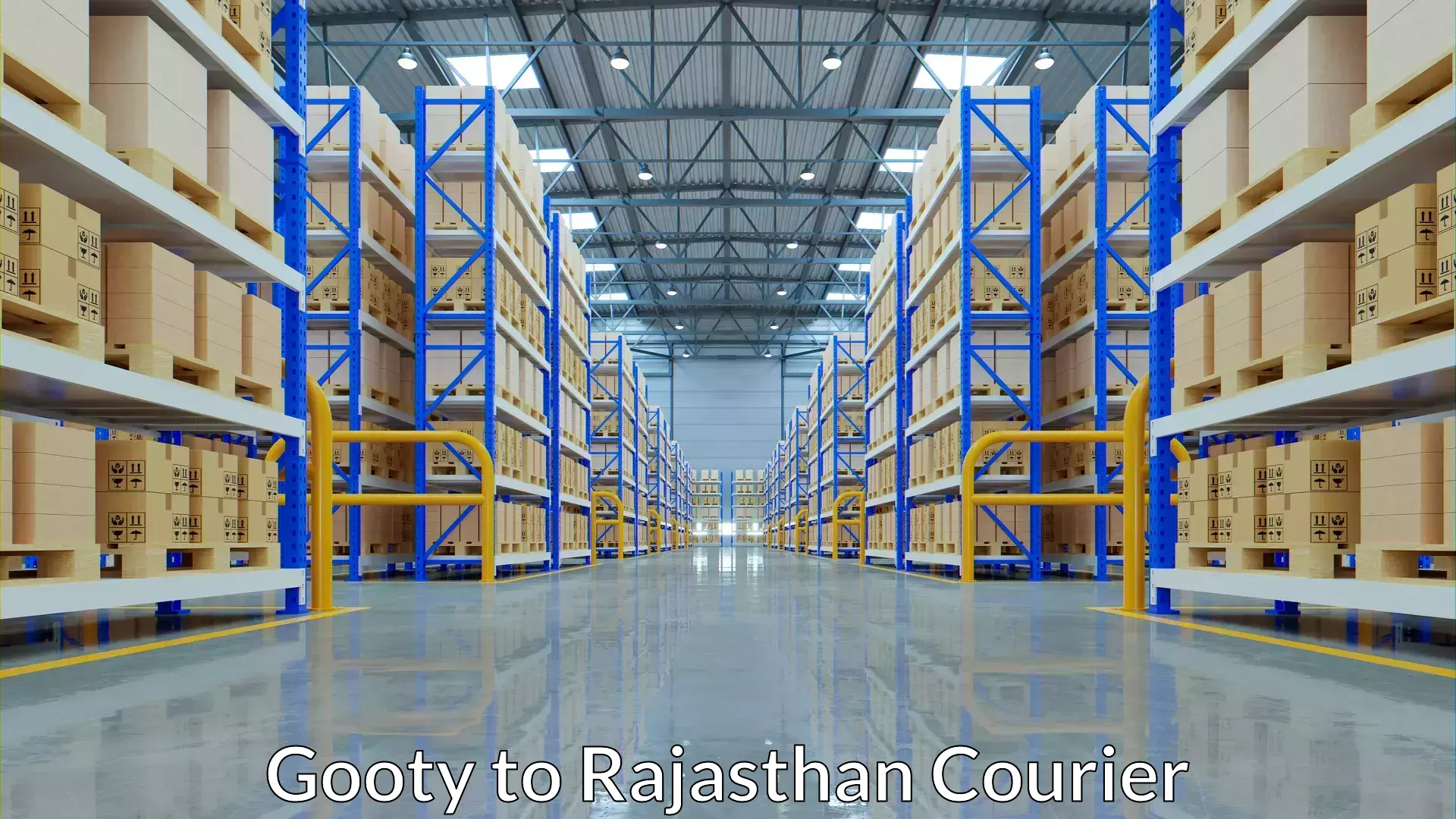 Luggage shipping logistics Gooty to Ratangarh Churu