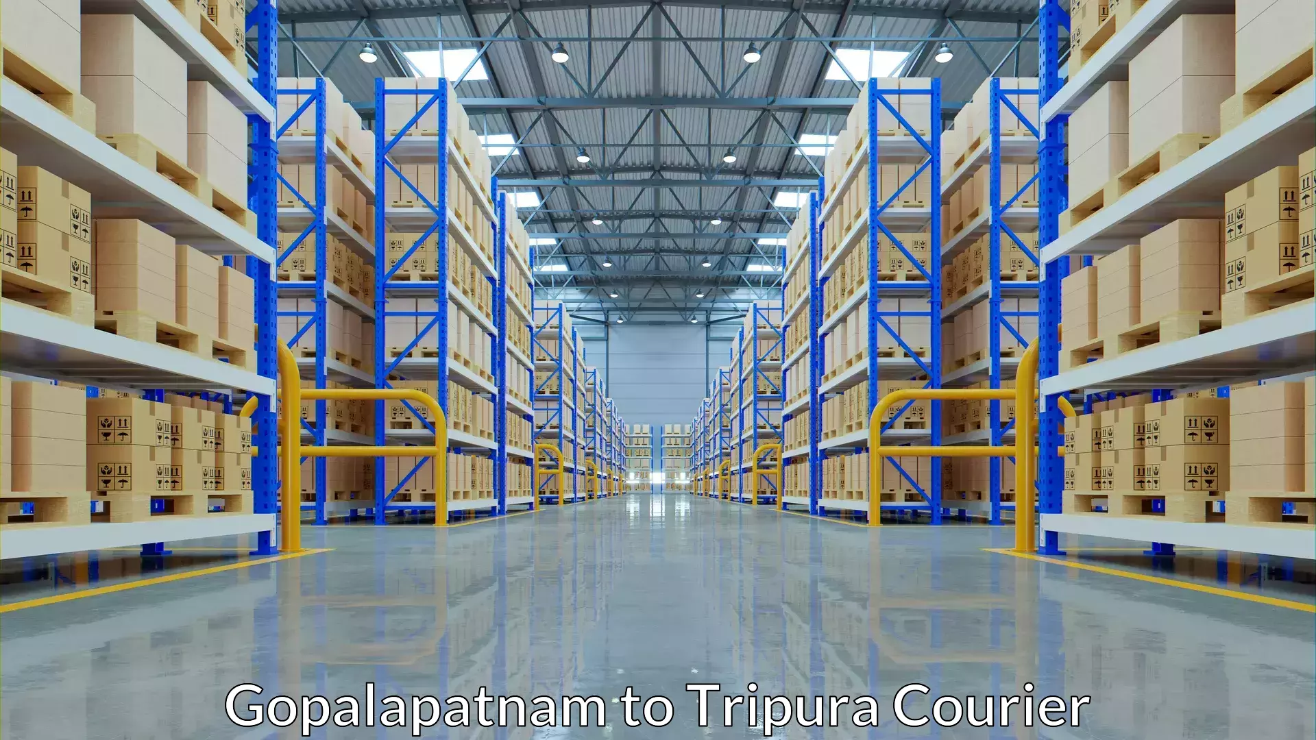 Baggage courier logistics Gopalapatnam to South Tripura