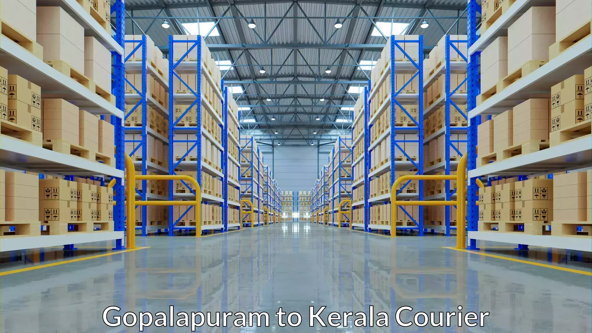 Affordable luggage shipping Gopalapuram to Cochin Port Kochi