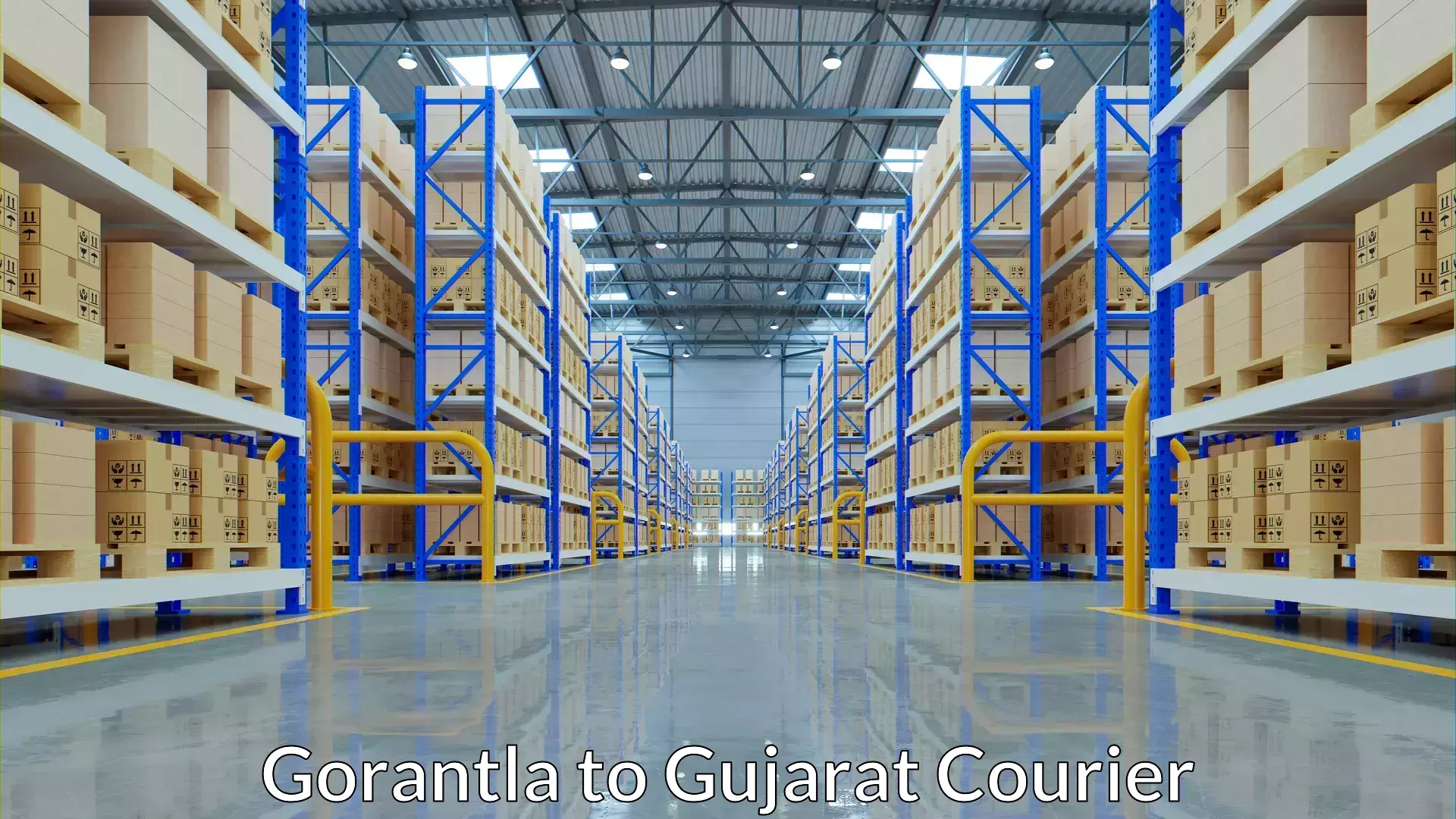 Baggage courier optimization Gorantla to Botad