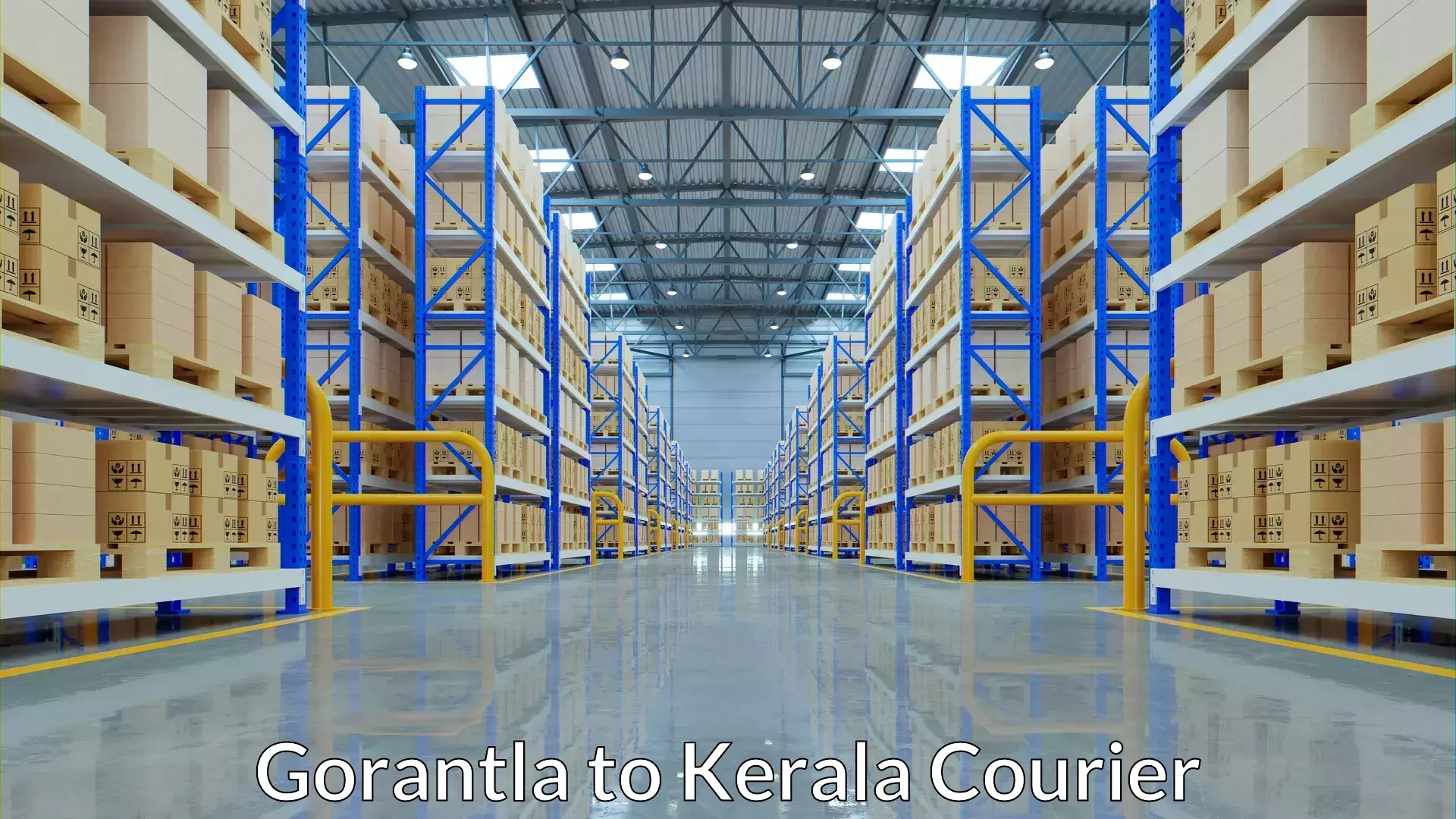 Online luggage shipping booking Gorantla to Venjaramoodu