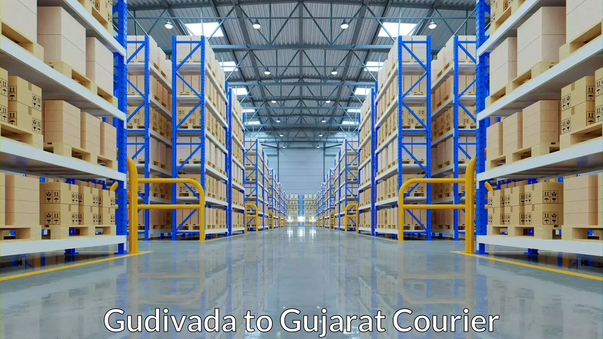 Luggage courier excellence Gudivada to Navrangpura