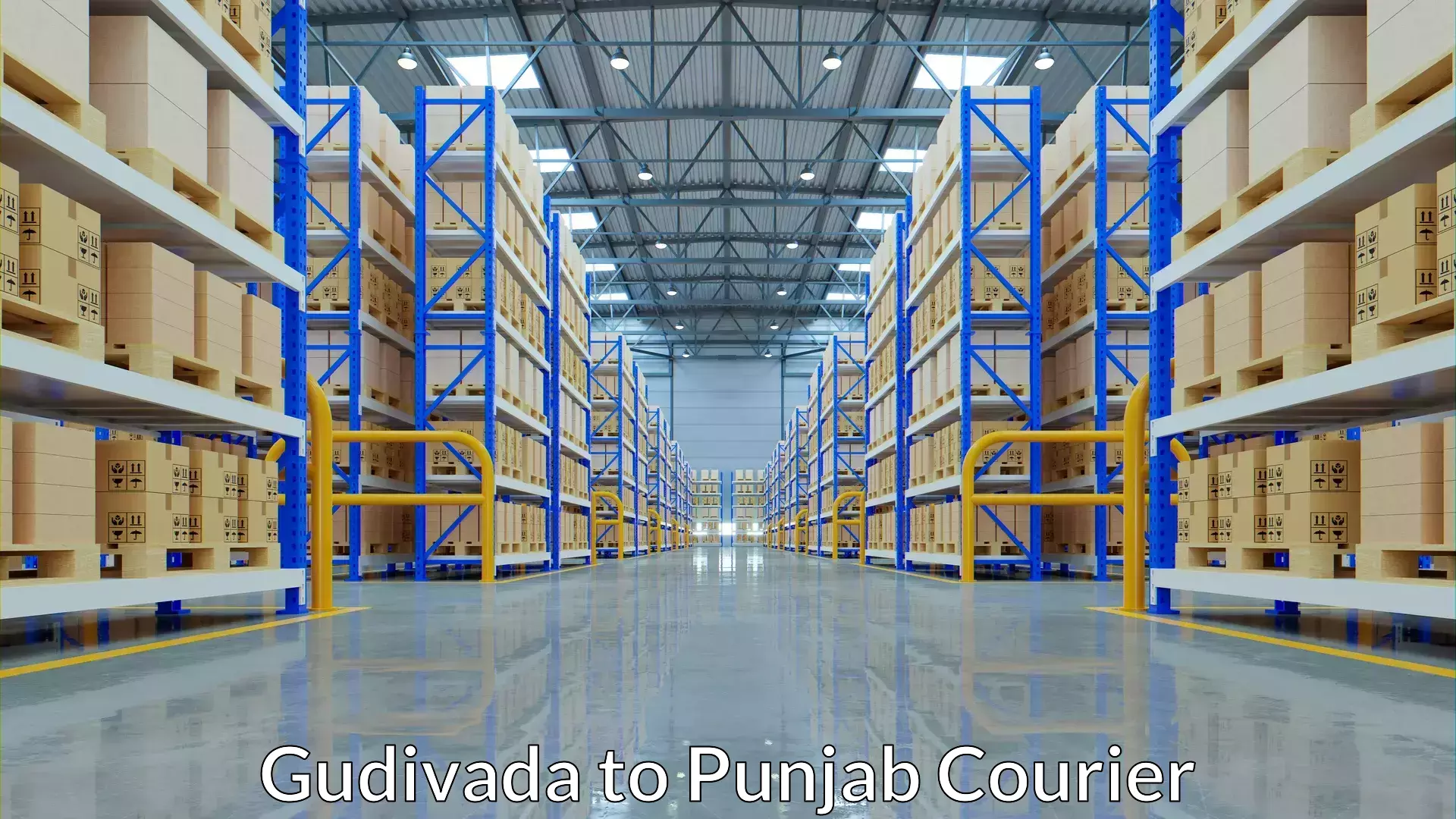 Expedited baggage courier Gudivada to Firozpur