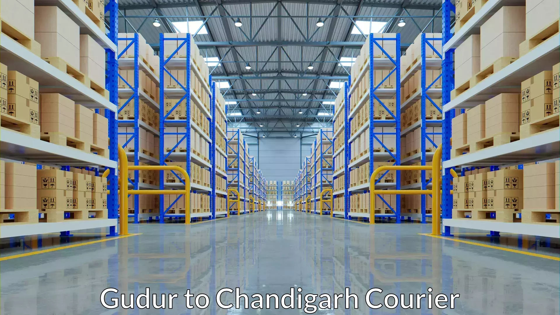 Baggage delivery estimate Gudur to Panjab University Chandigarh