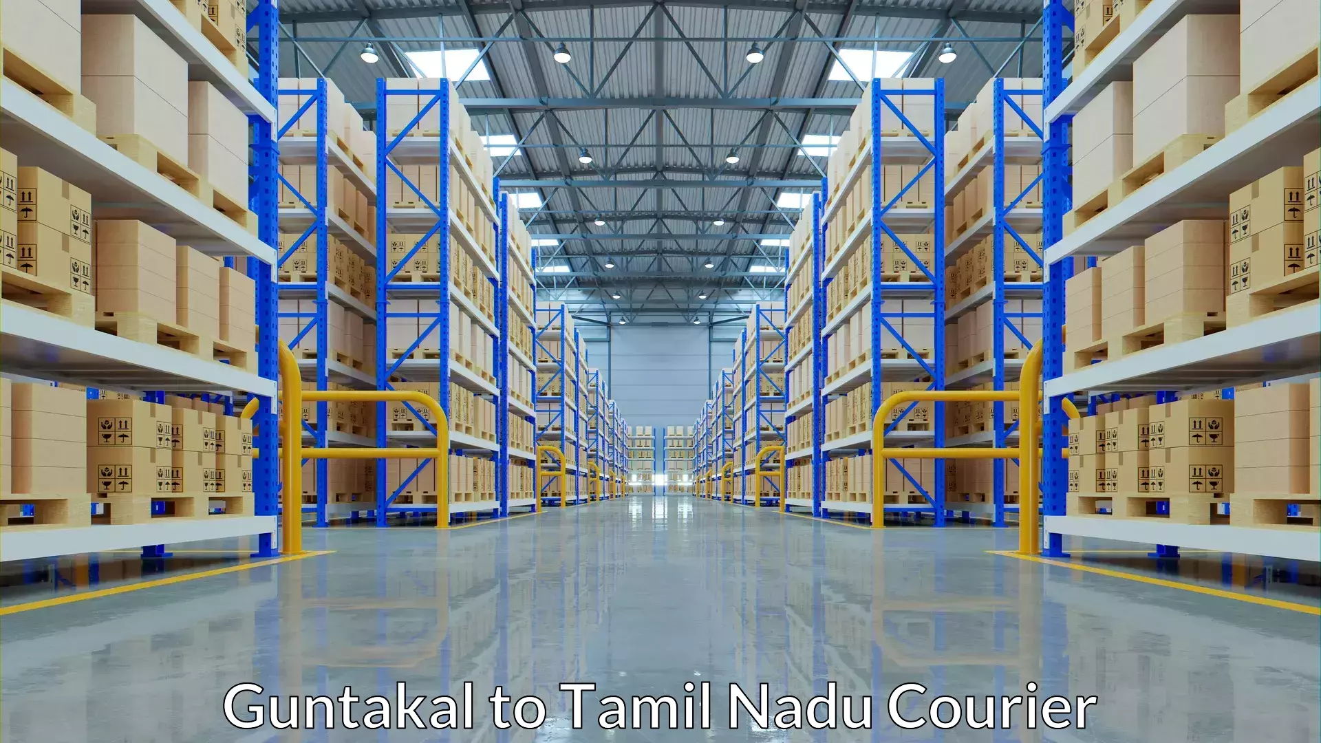 Expedited baggage courier Guntakal to Chidambaram