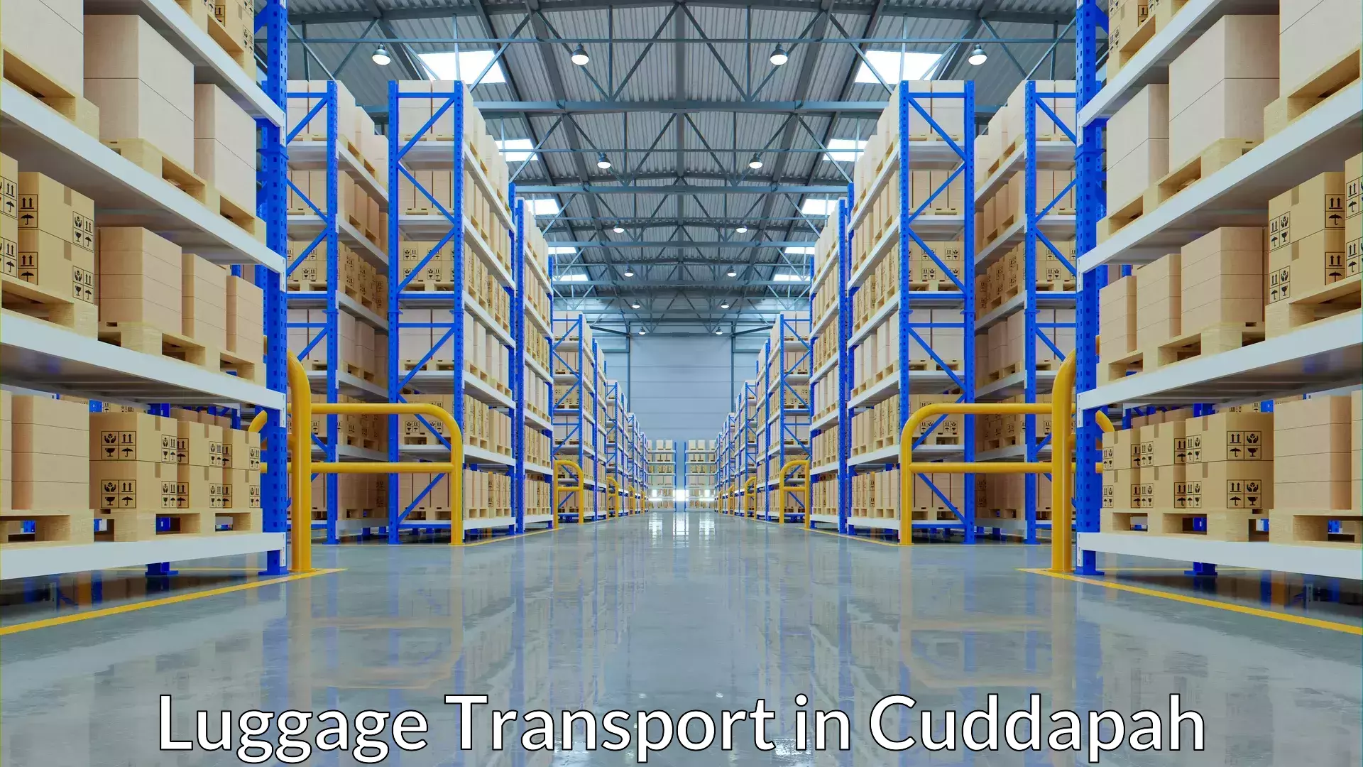 Baggage transport rates calculator in Cuddapah