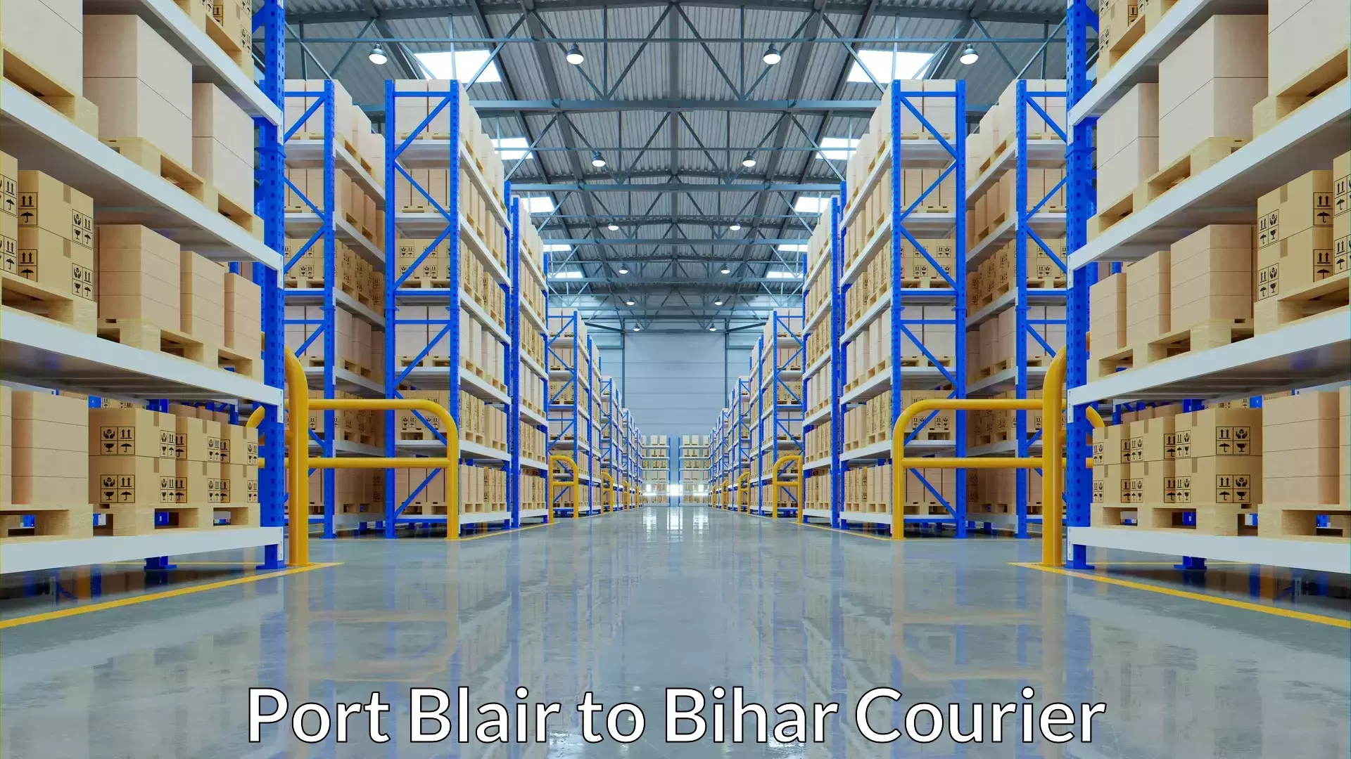 Baggage transport logistics Port Blair to Simri Bakthiyarpur