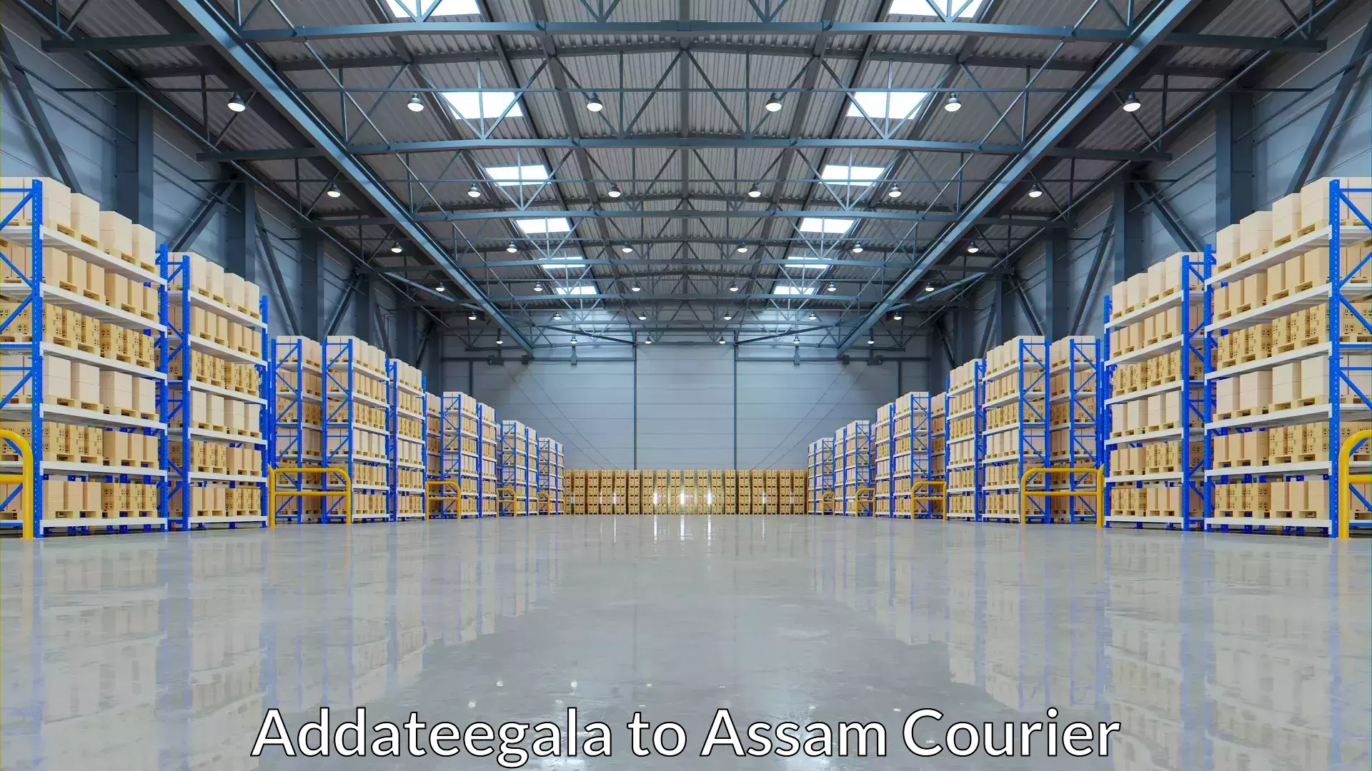 Scheduled baggage courier Addateegala to Badarpur Karimganj