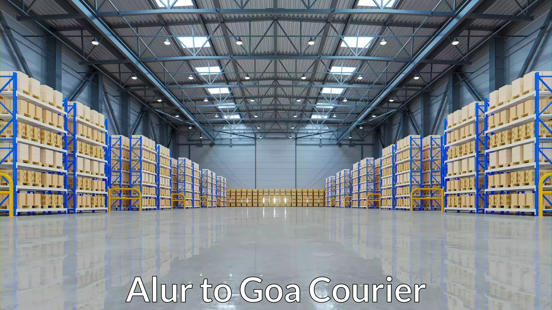 Premium luggage courier Alur to Goa University