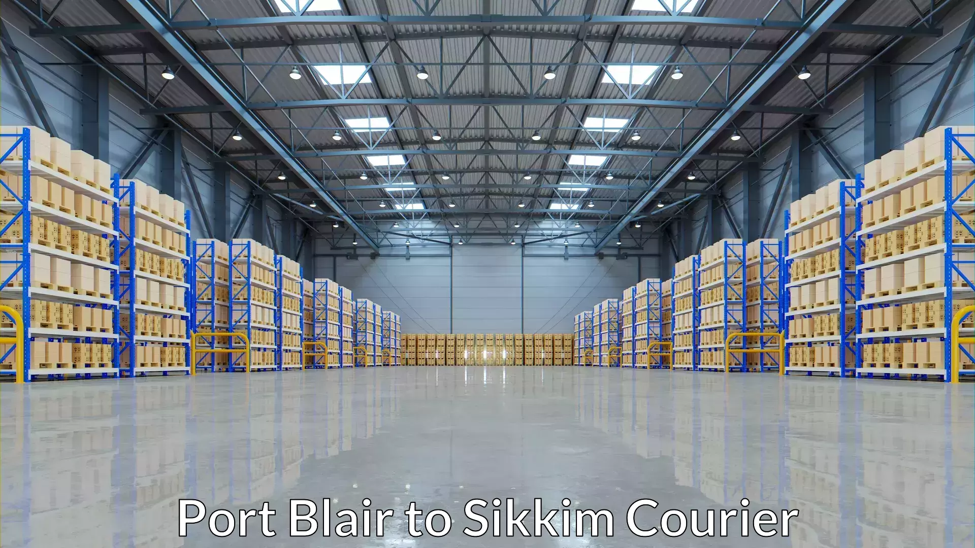 Direct baggage courier Port Blair to Sikkim