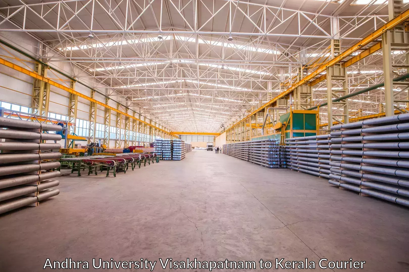 Luggage shipment processing Andhra University Visakhapatnam to Parakkadavu