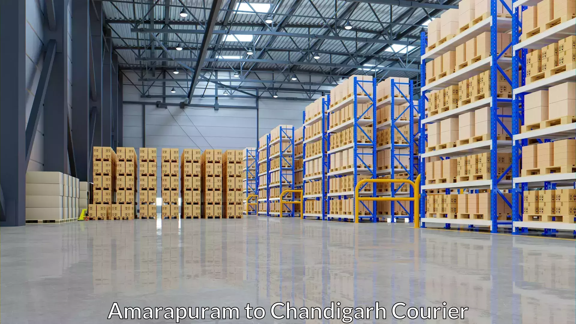 Baggage shipping quotes Amarapuram to Chandigarh