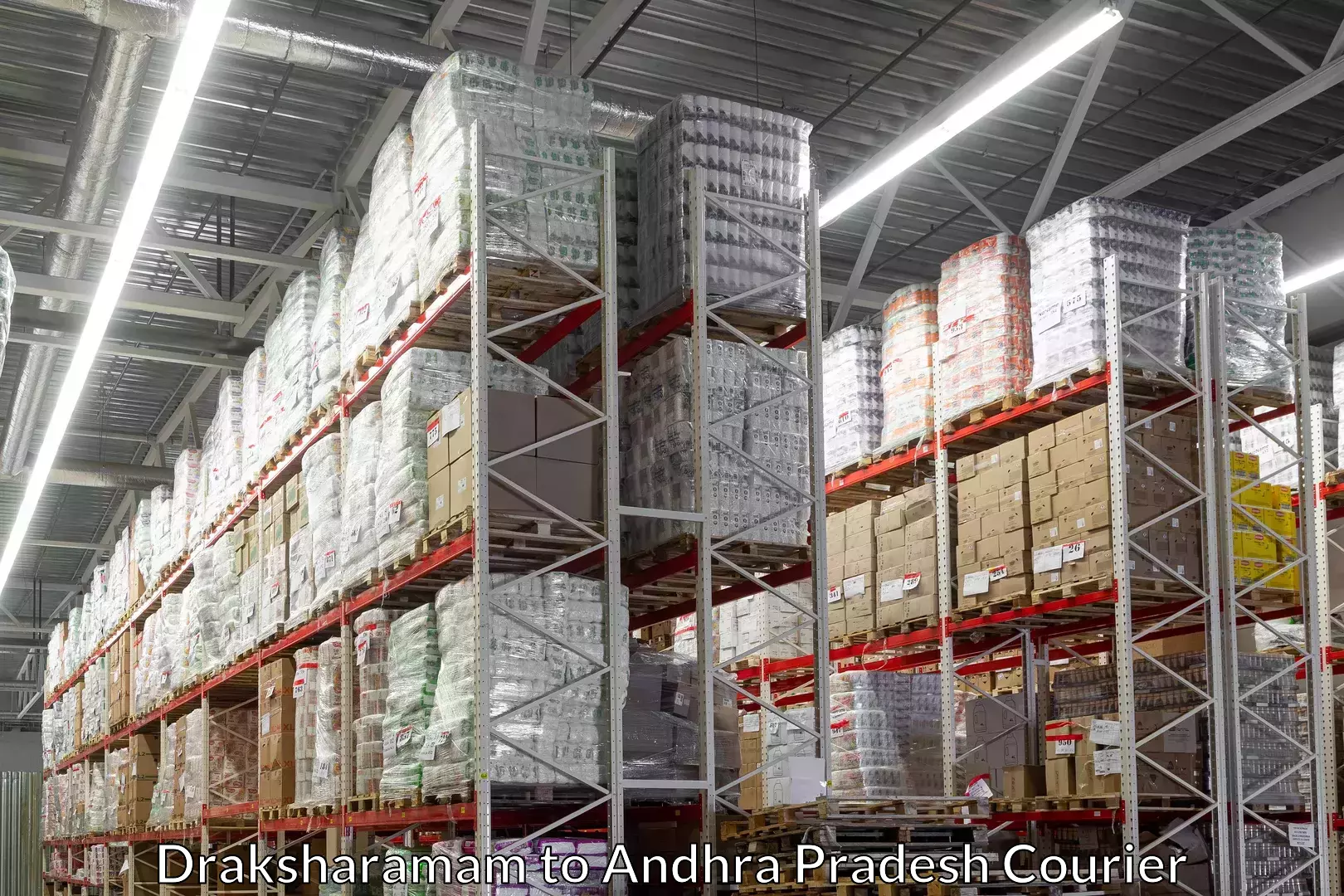 Luggage shipment processing in Draksharamam to Achampet Palnadu