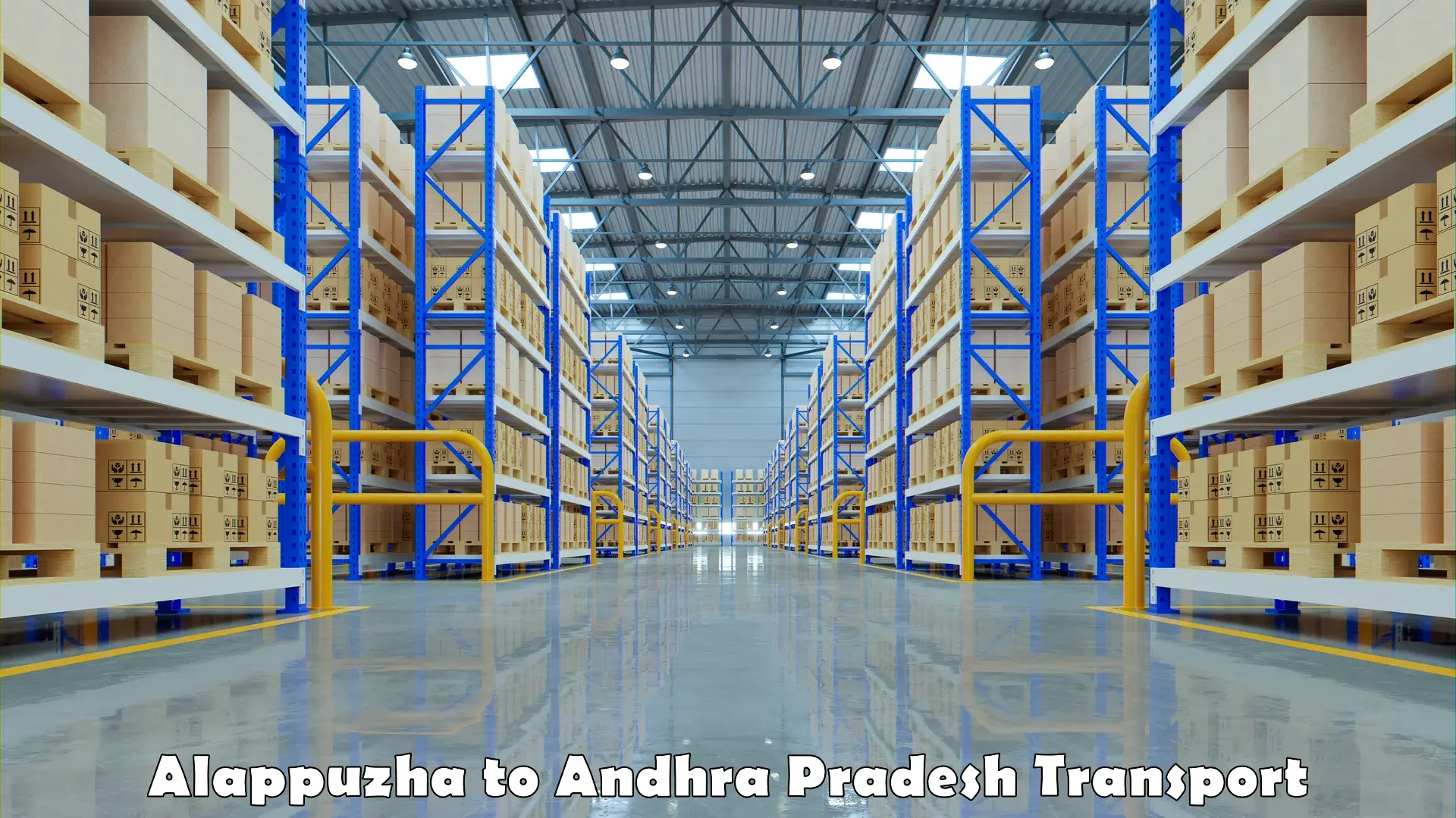 Online transport booking Alappuzha to Andhra University Visakhapatnam