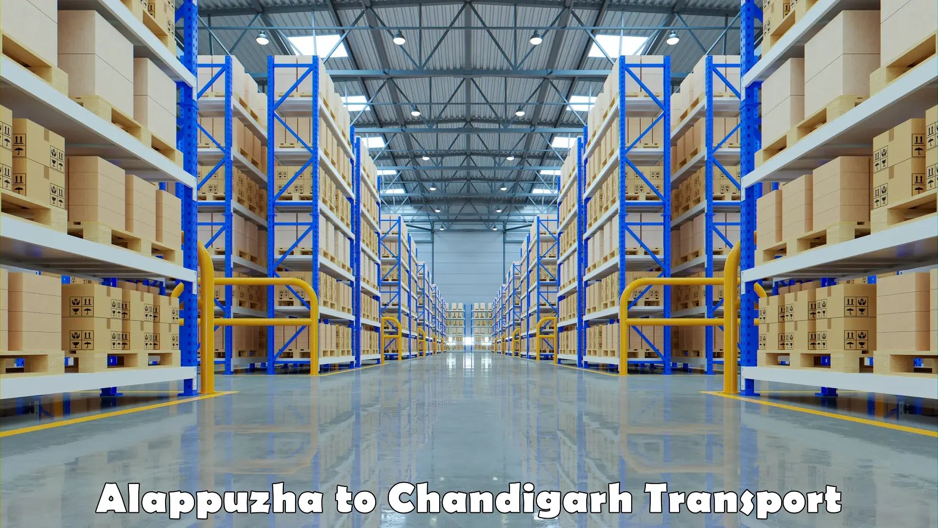 Interstate goods transport in Alappuzha to Chandigarh