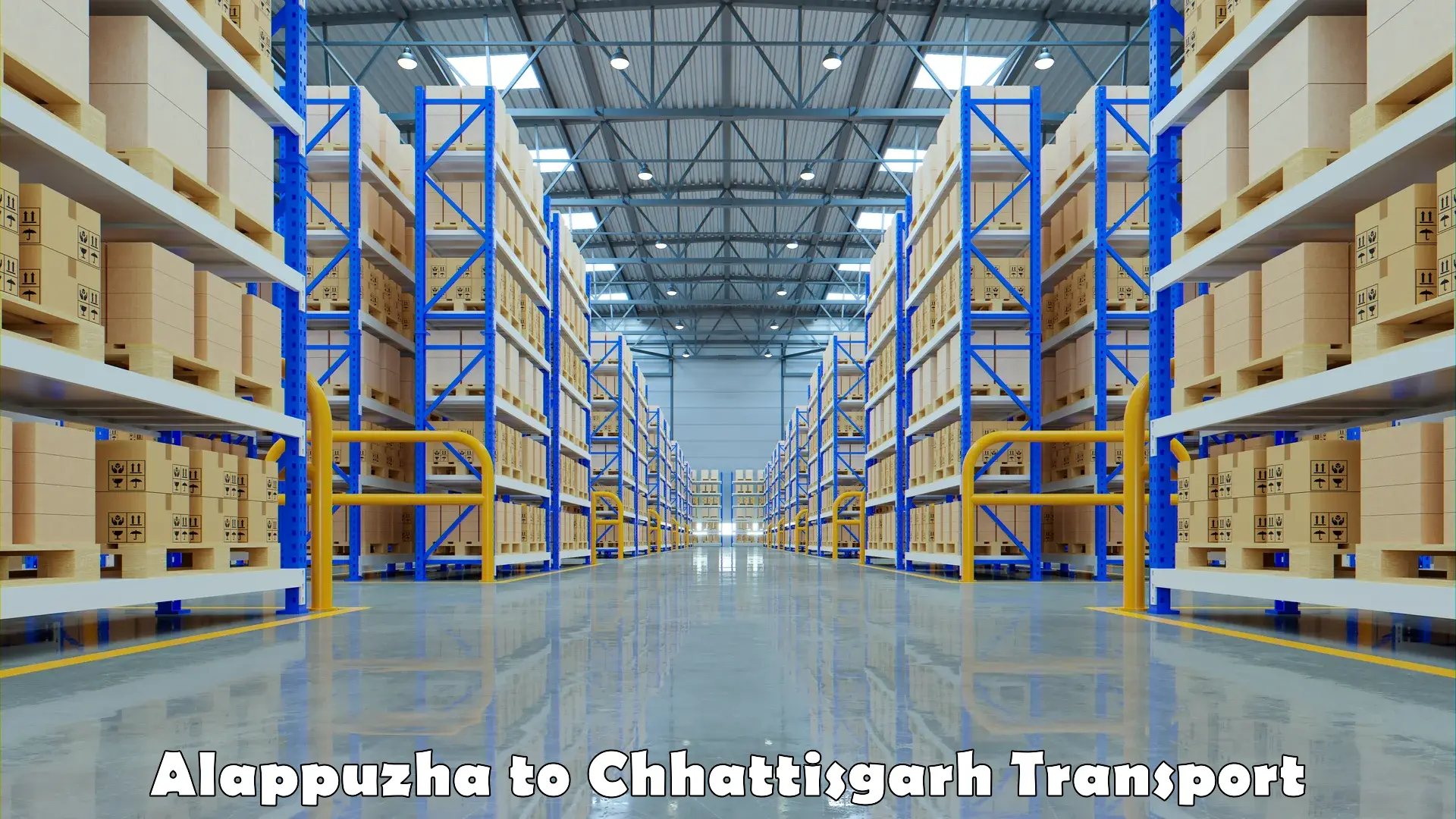 Interstate transport services Alappuzha to Chhattisgarh