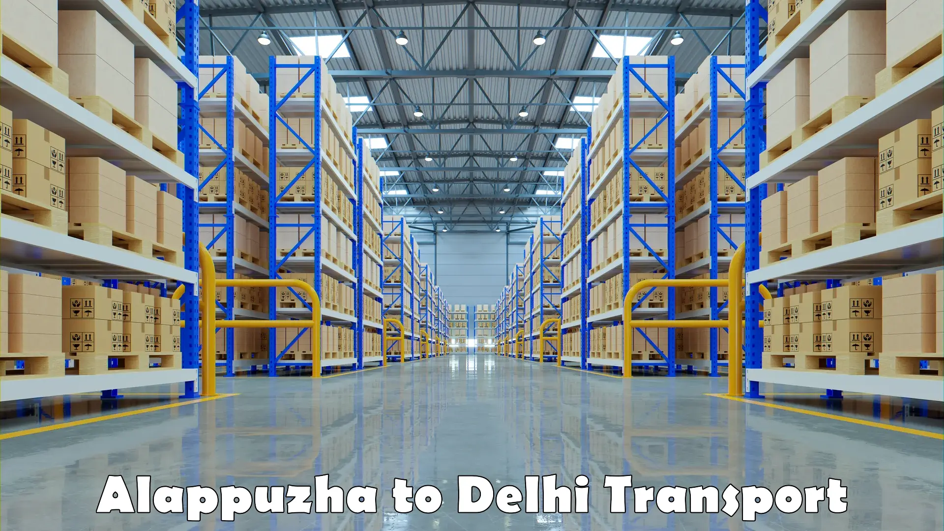 Shipping partner Alappuzha to Delhi