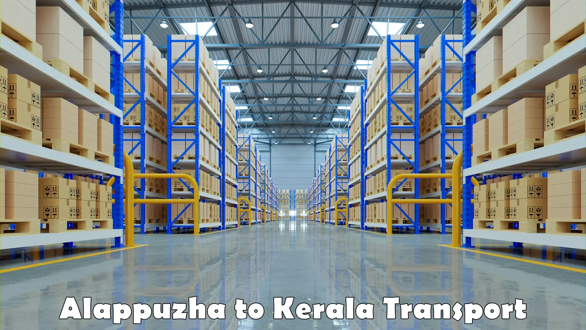 Domestic goods transportation services Alappuzha to Kerala