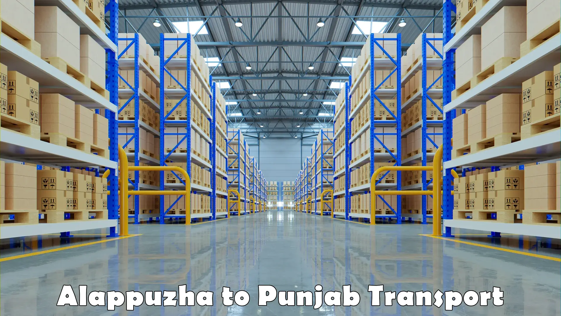 Air cargo transport services Alappuzha to Punjab