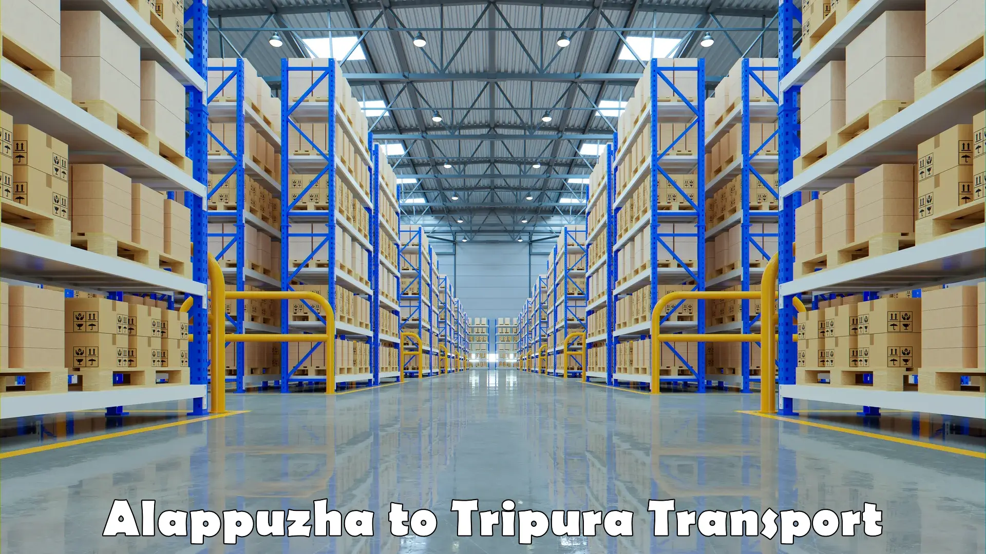 Transport services Alappuzha to West Tripura