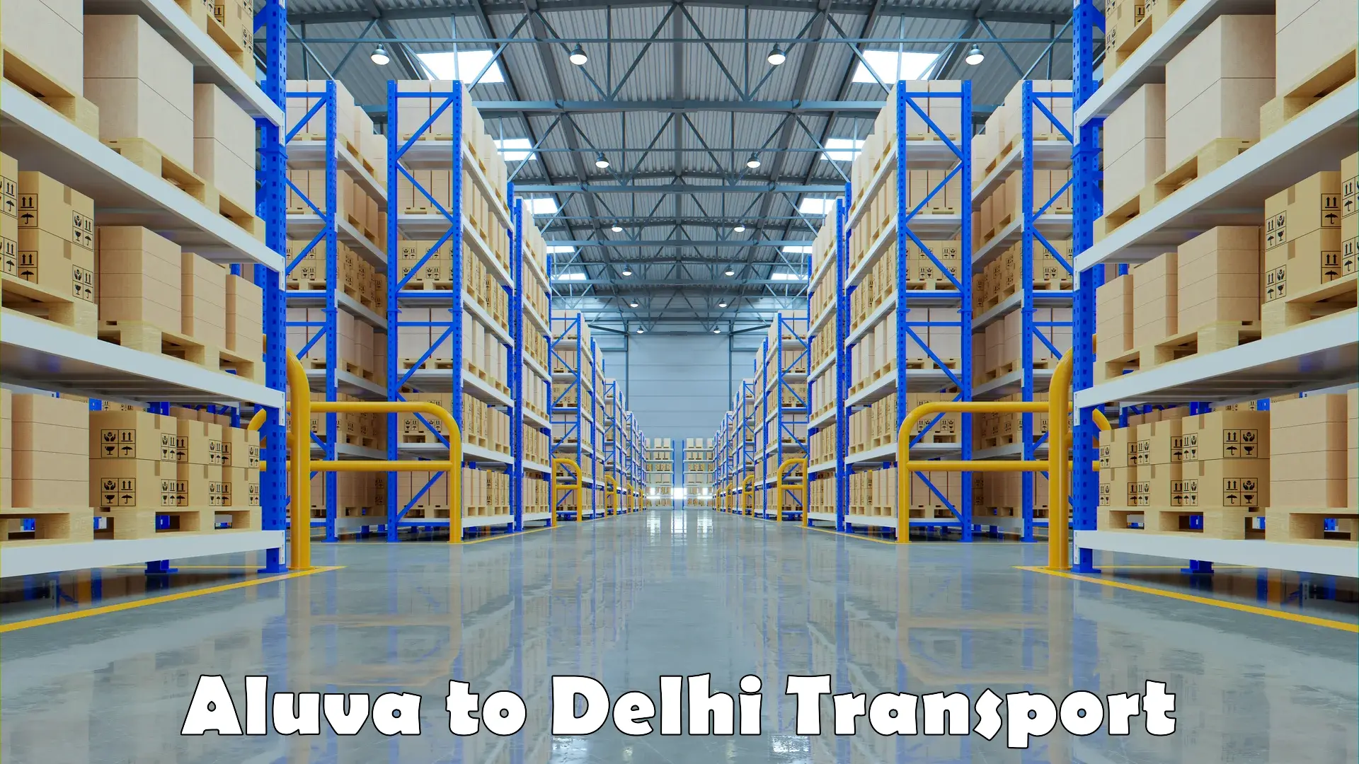 Two wheeler transport services Aluva to Delhi