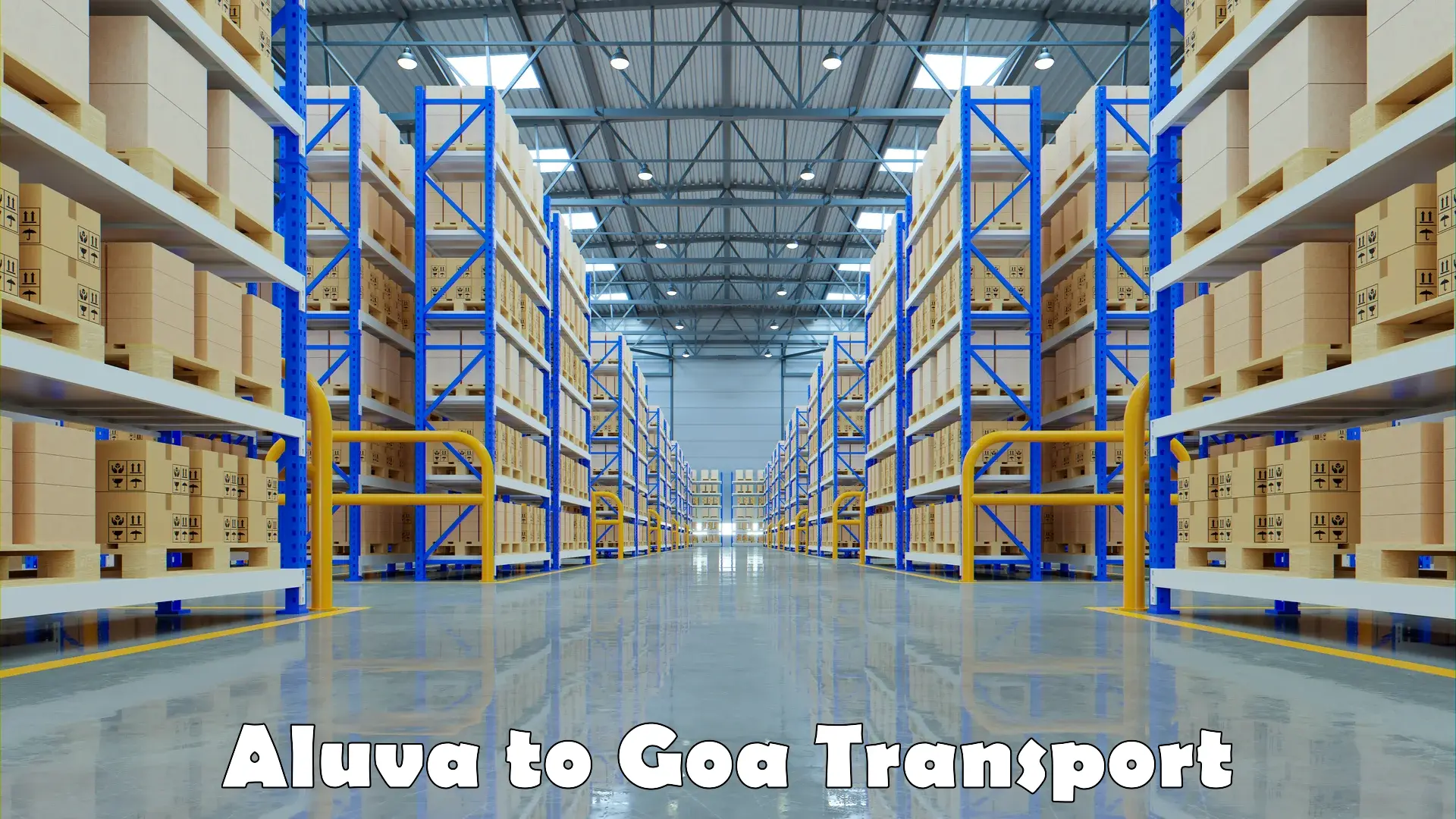 Vehicle courier services Aluva to South Goa