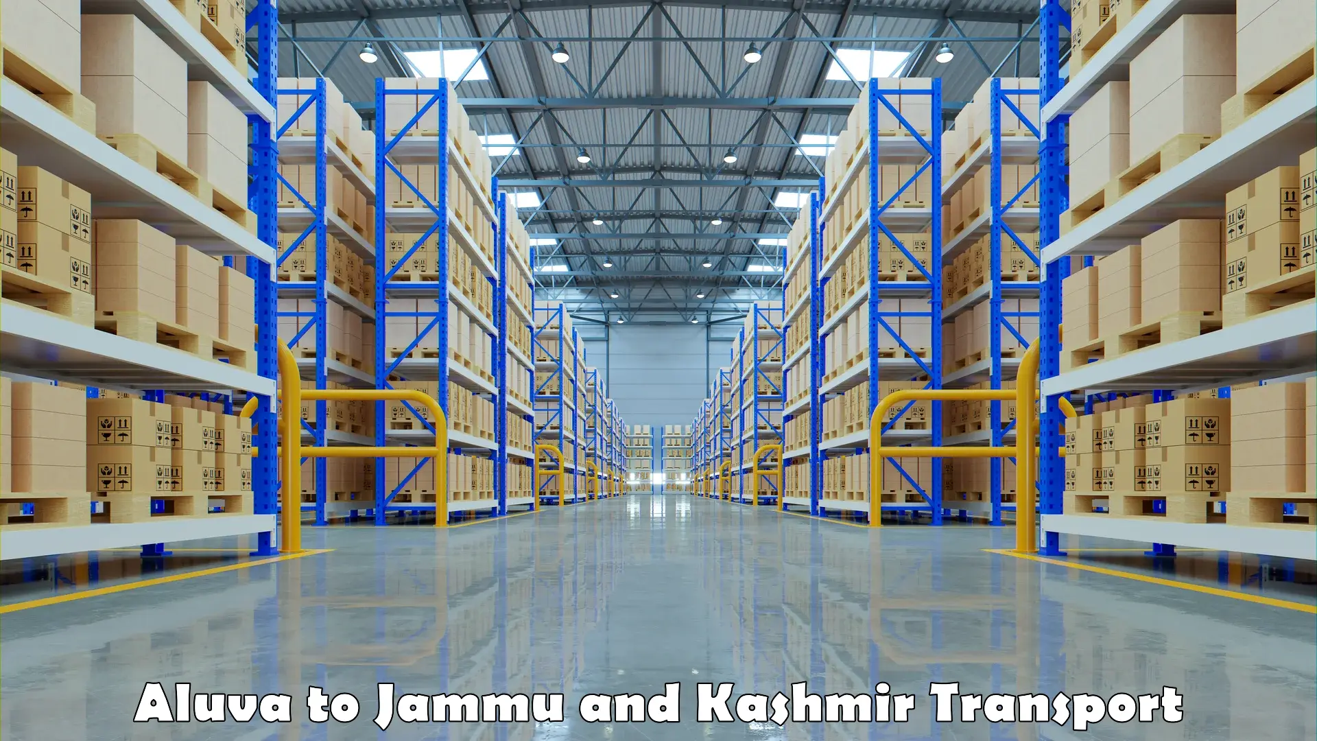 Interstate goods transport Aluva to University of Kashmir Srinagar