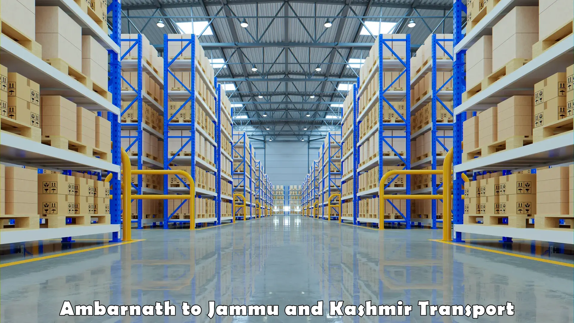 Package delivery services Ambarnath to Kishtwar