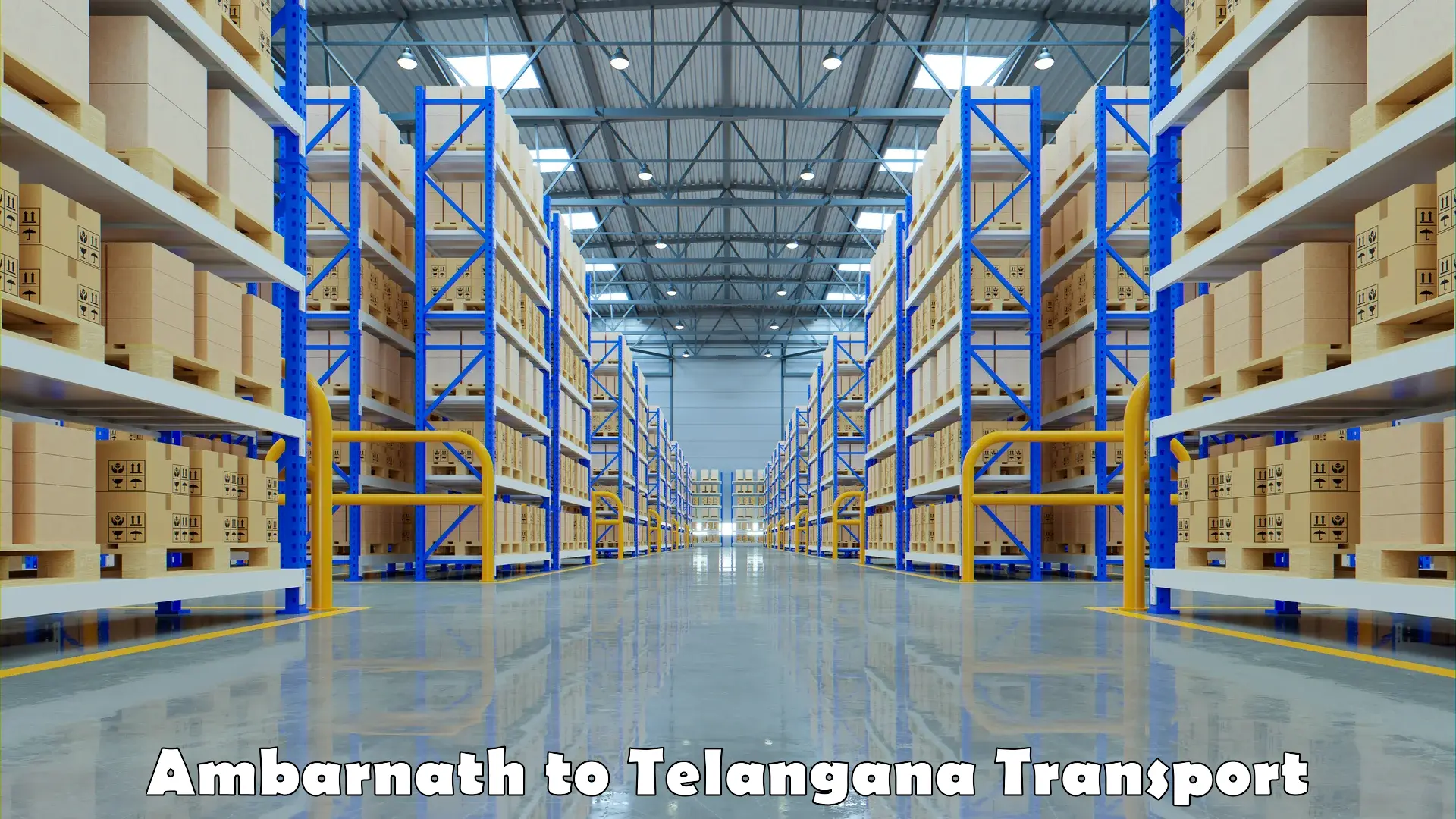 Container transportation services Ambarnath to Metpally