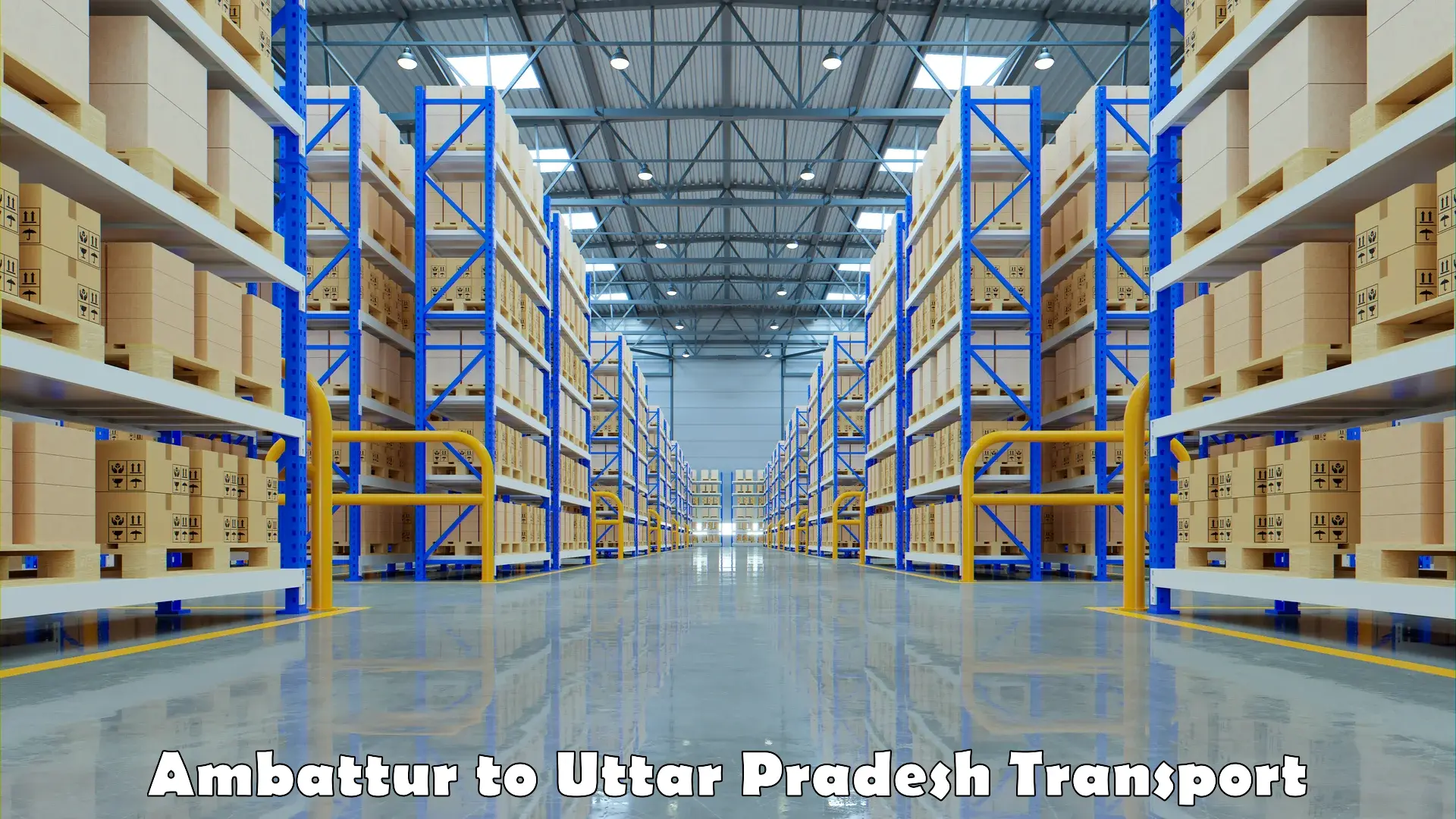 Transport shared services Ambattur to Aligarh