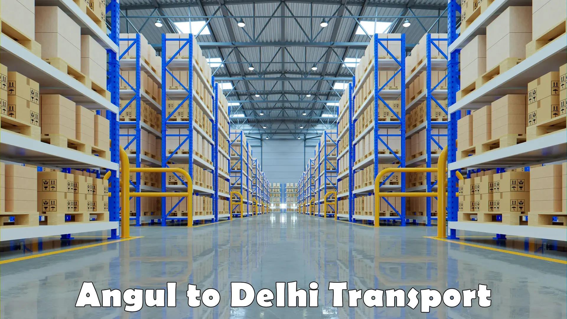 Domestic transport services Angul to Delhi Technological University DTU