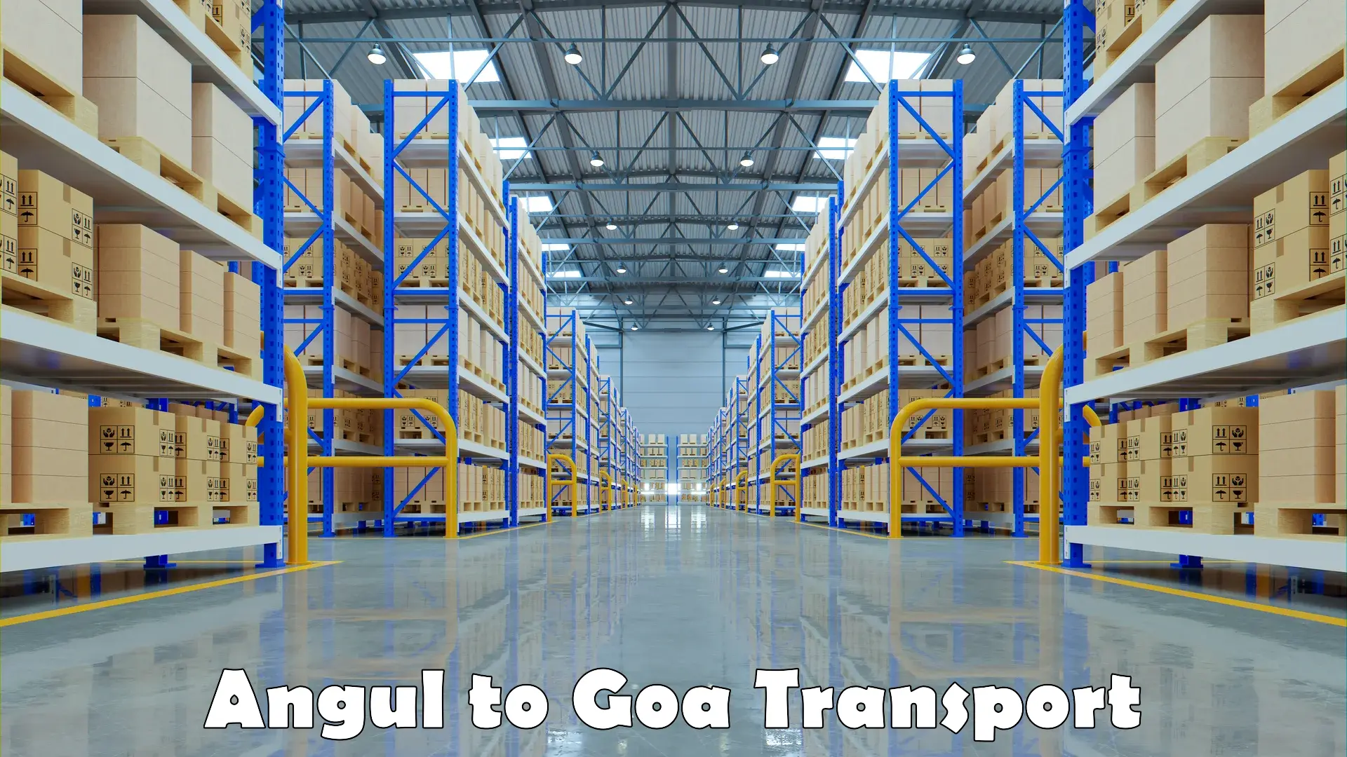 Package delivery services Angul to Goa