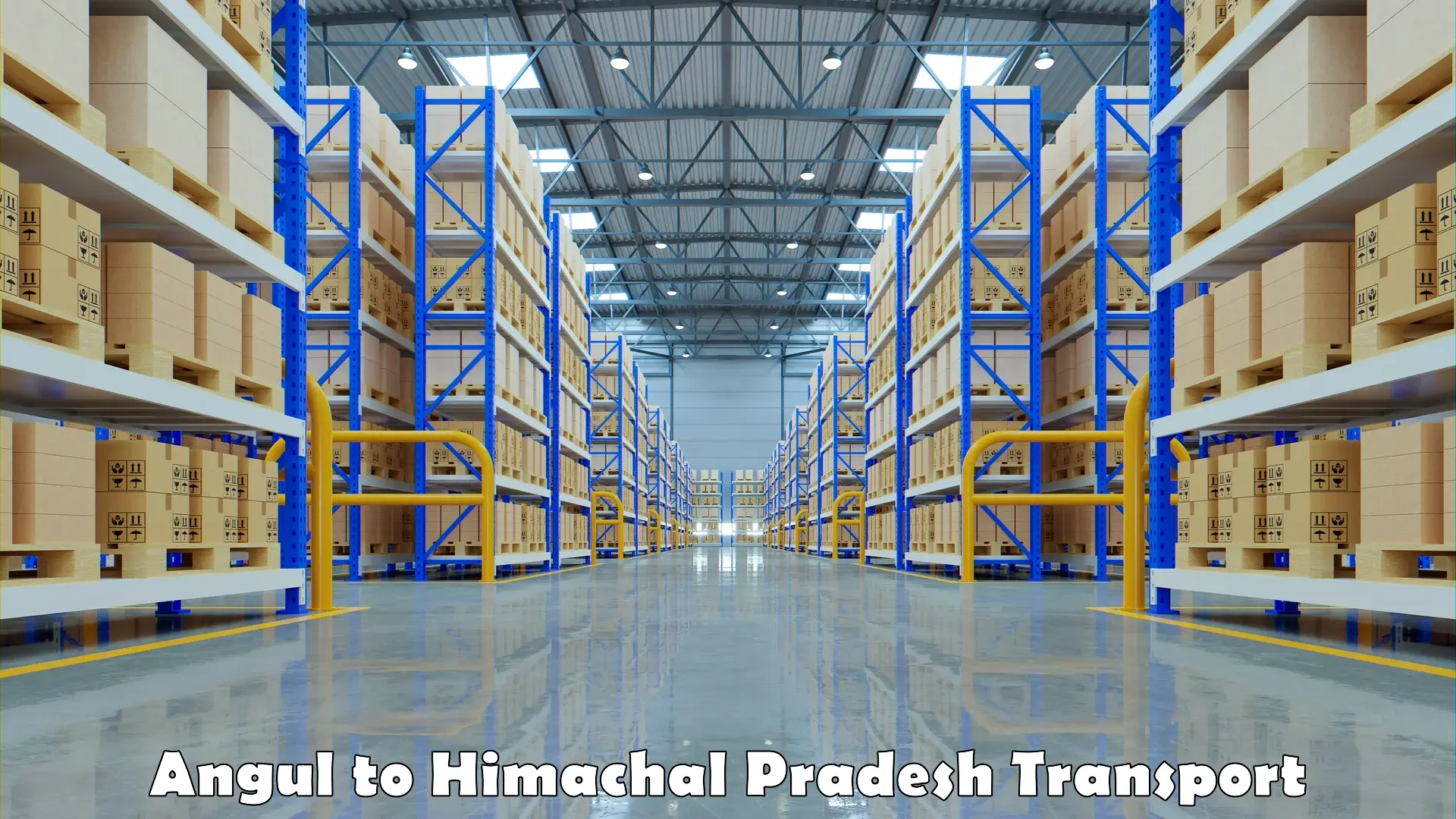 Vehicle courier services Angul to Himachal Pradesh
