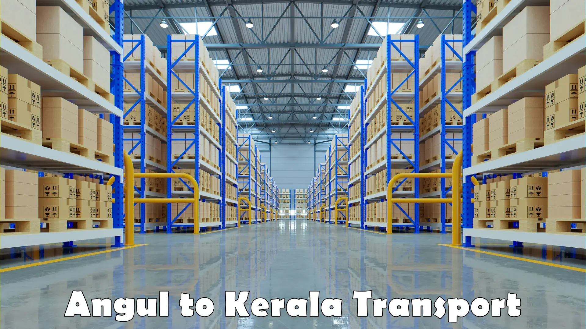 Container transportation services Angul to Cochin Port Kochi