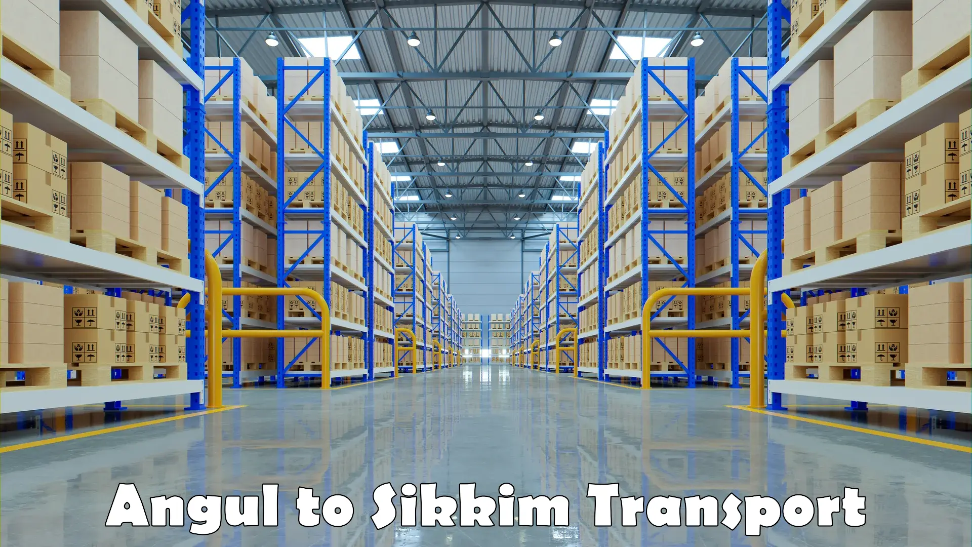 All India transport service Angul to Sikkim