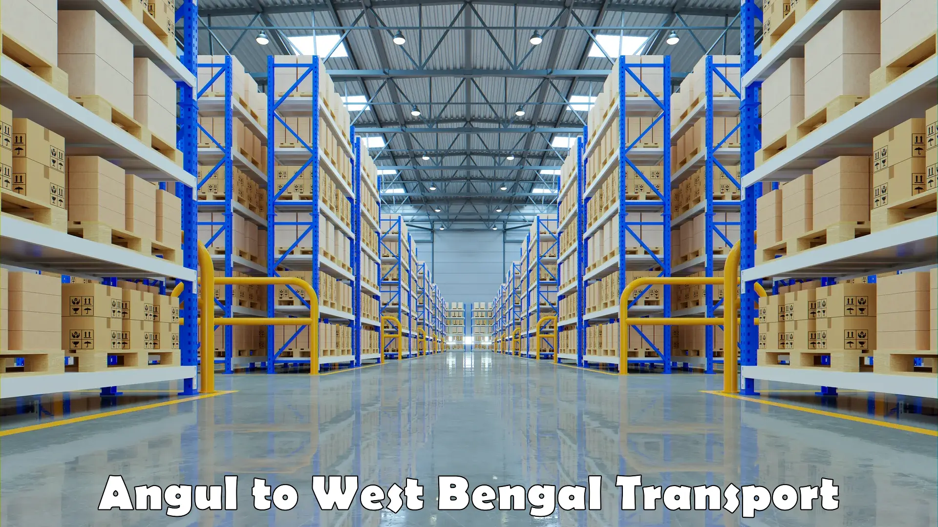 Nearest transport service Angul to West Bengal