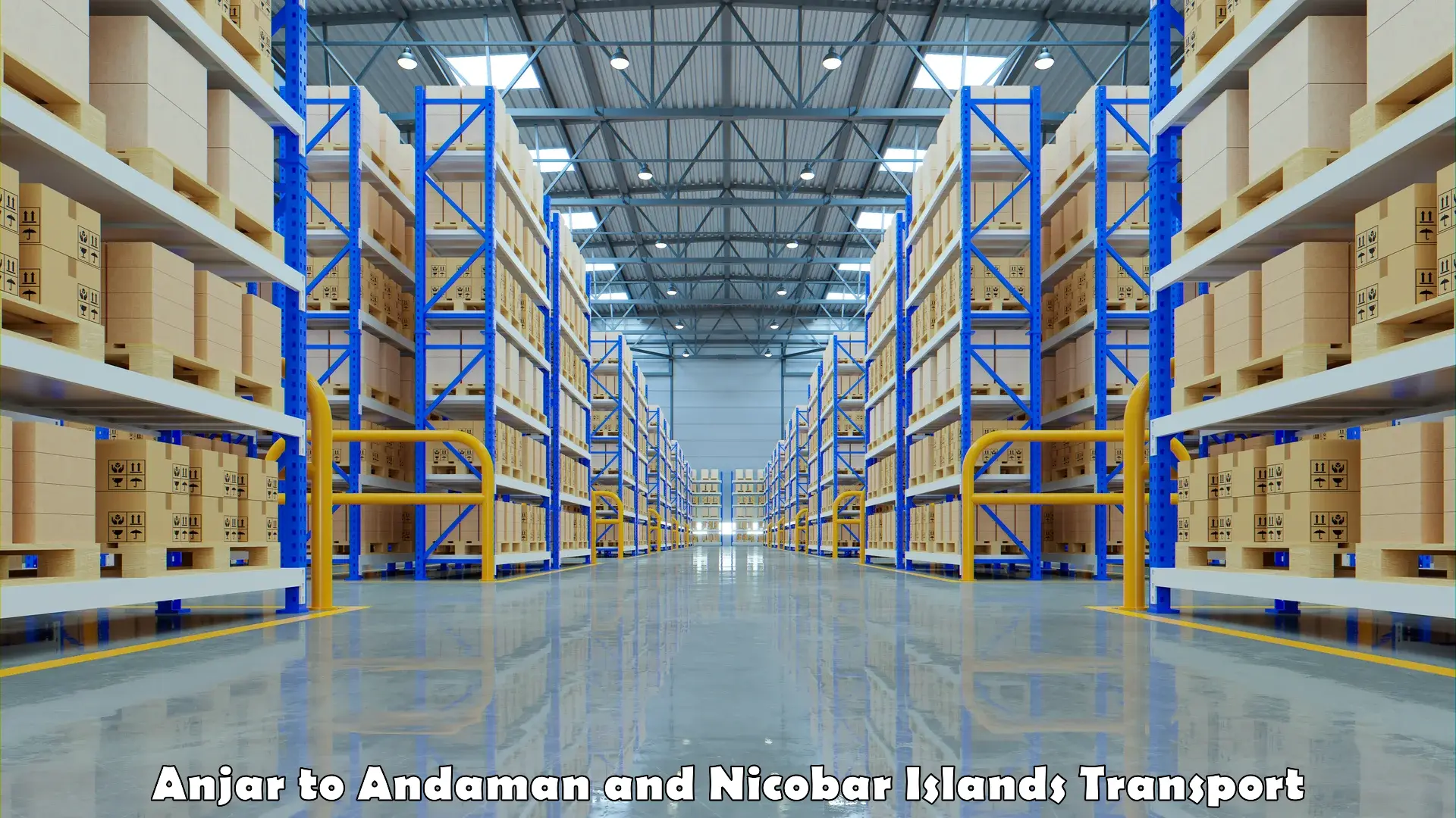 Air cargo transport services Anjar to Andaman and Nicobar Islands