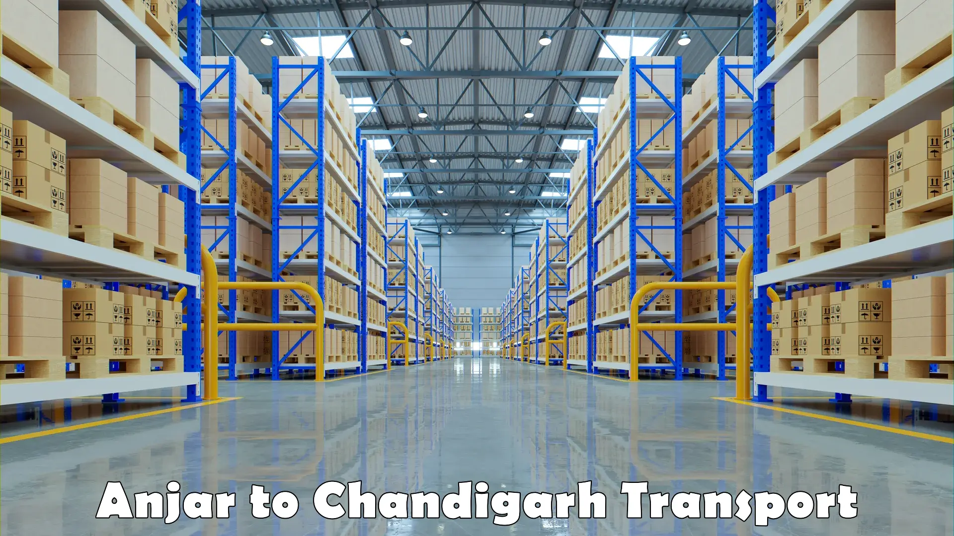 Vehicle parcel service in Anjar to Chandigarh