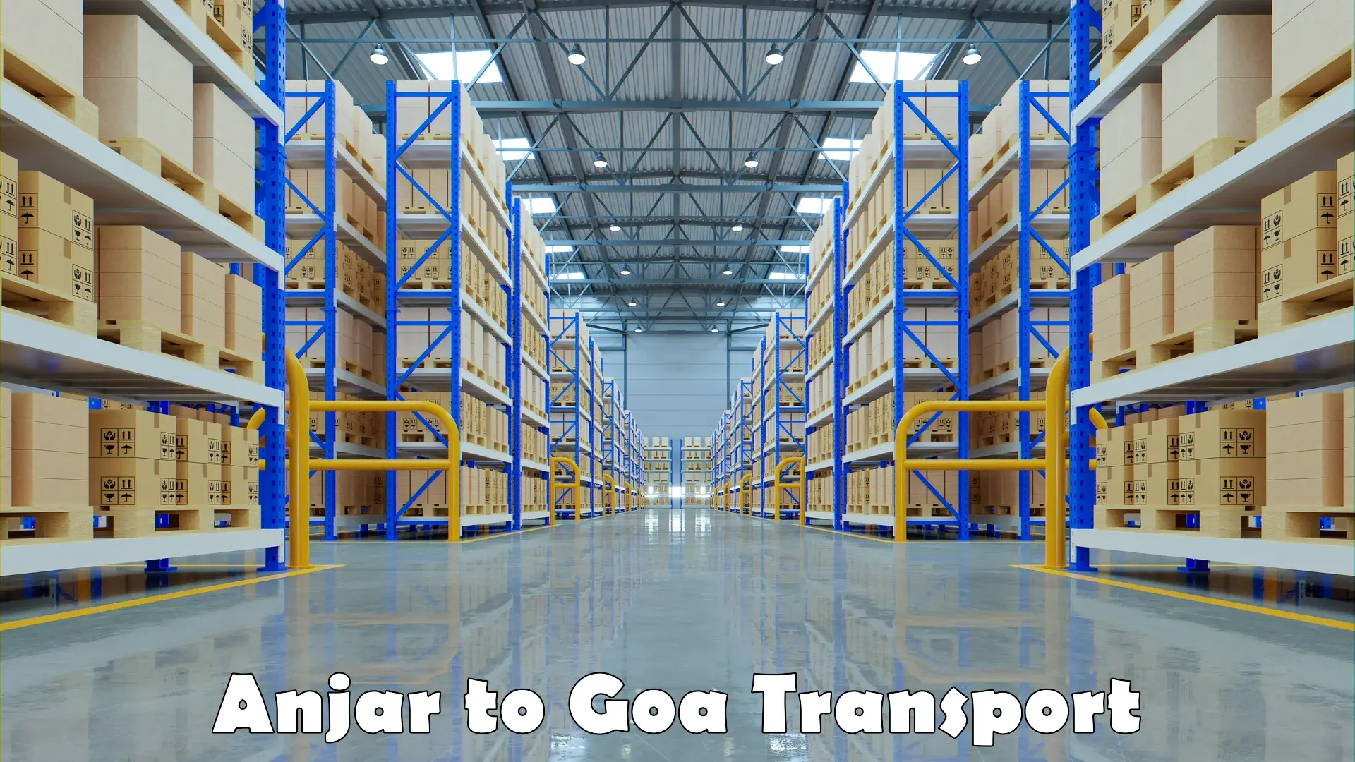 Cargo train transport services in Anjar to South Goa