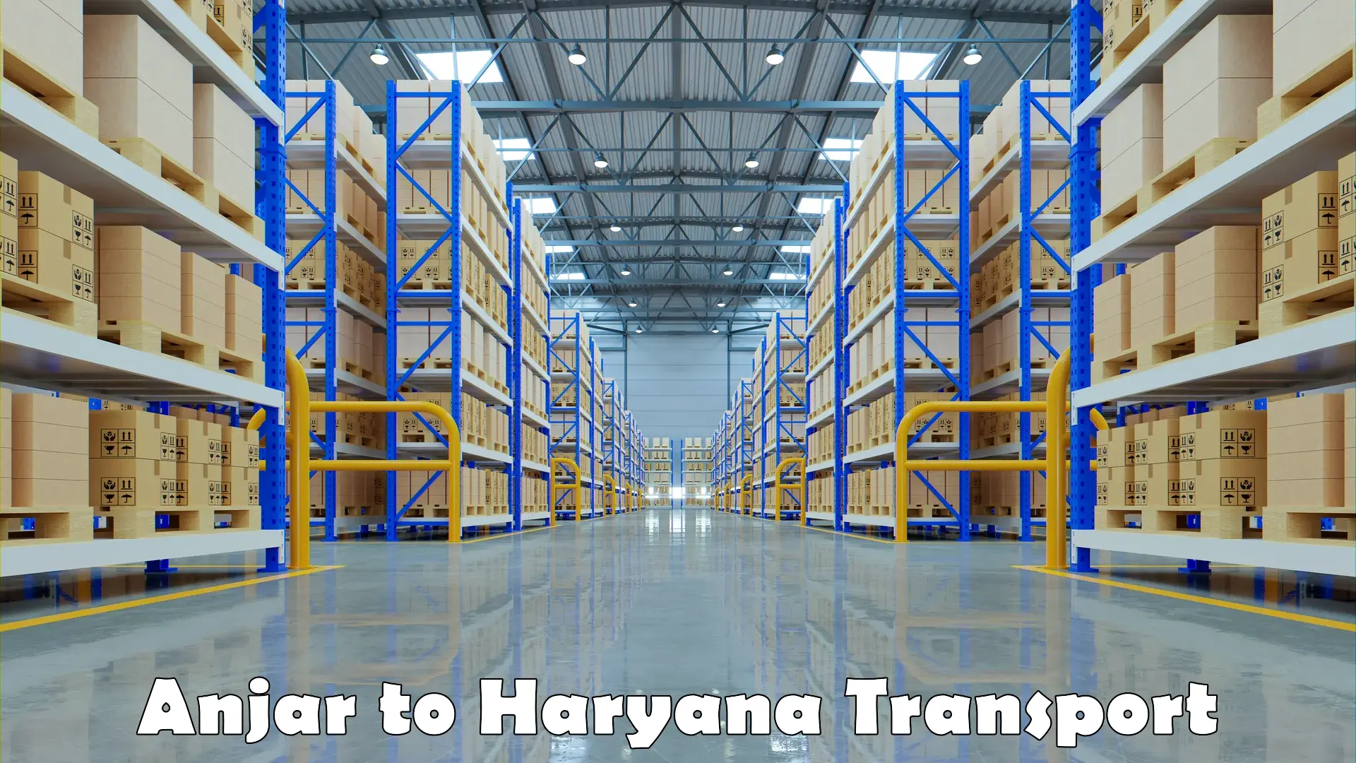 Transport bike from one state to another Anjar to Haryana
