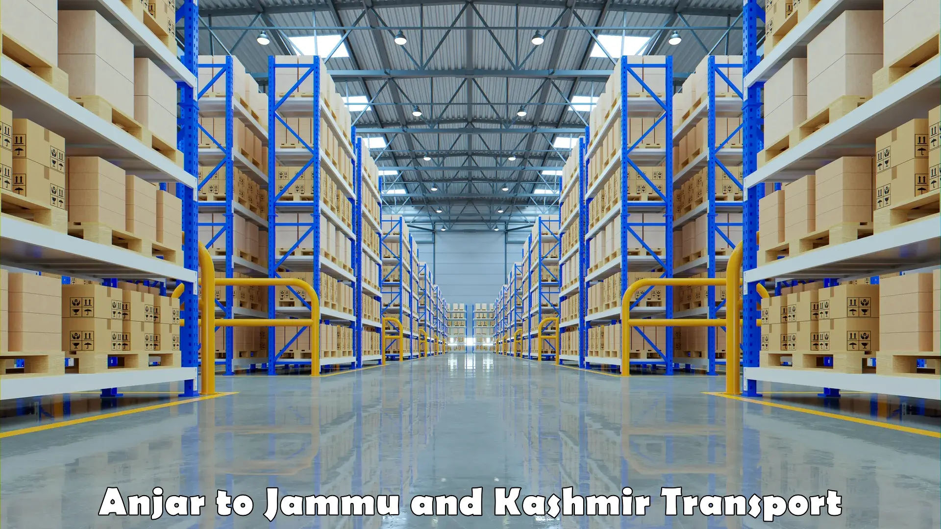 Domestic transport services Anjar to Jammu and Kashmir