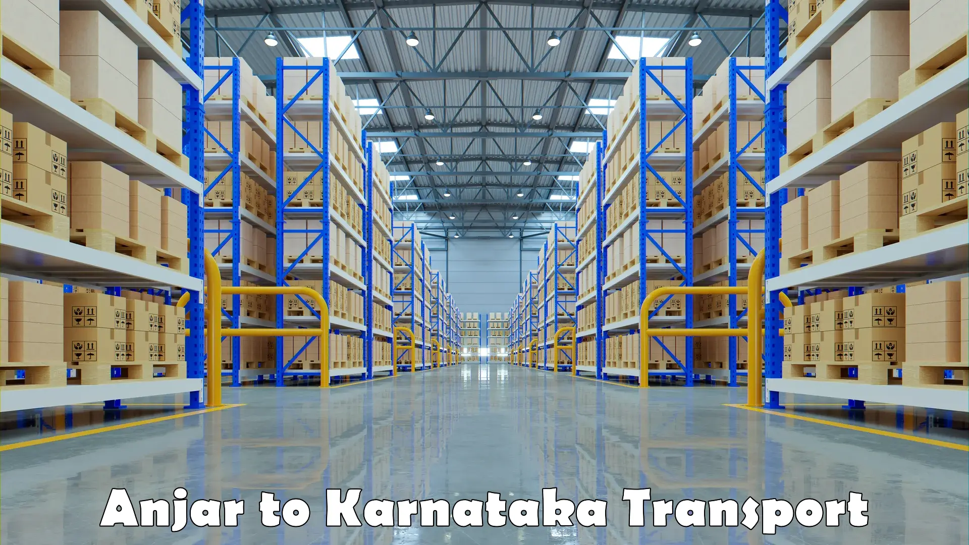 Domestic goods transportation services Anjar to Mangalore